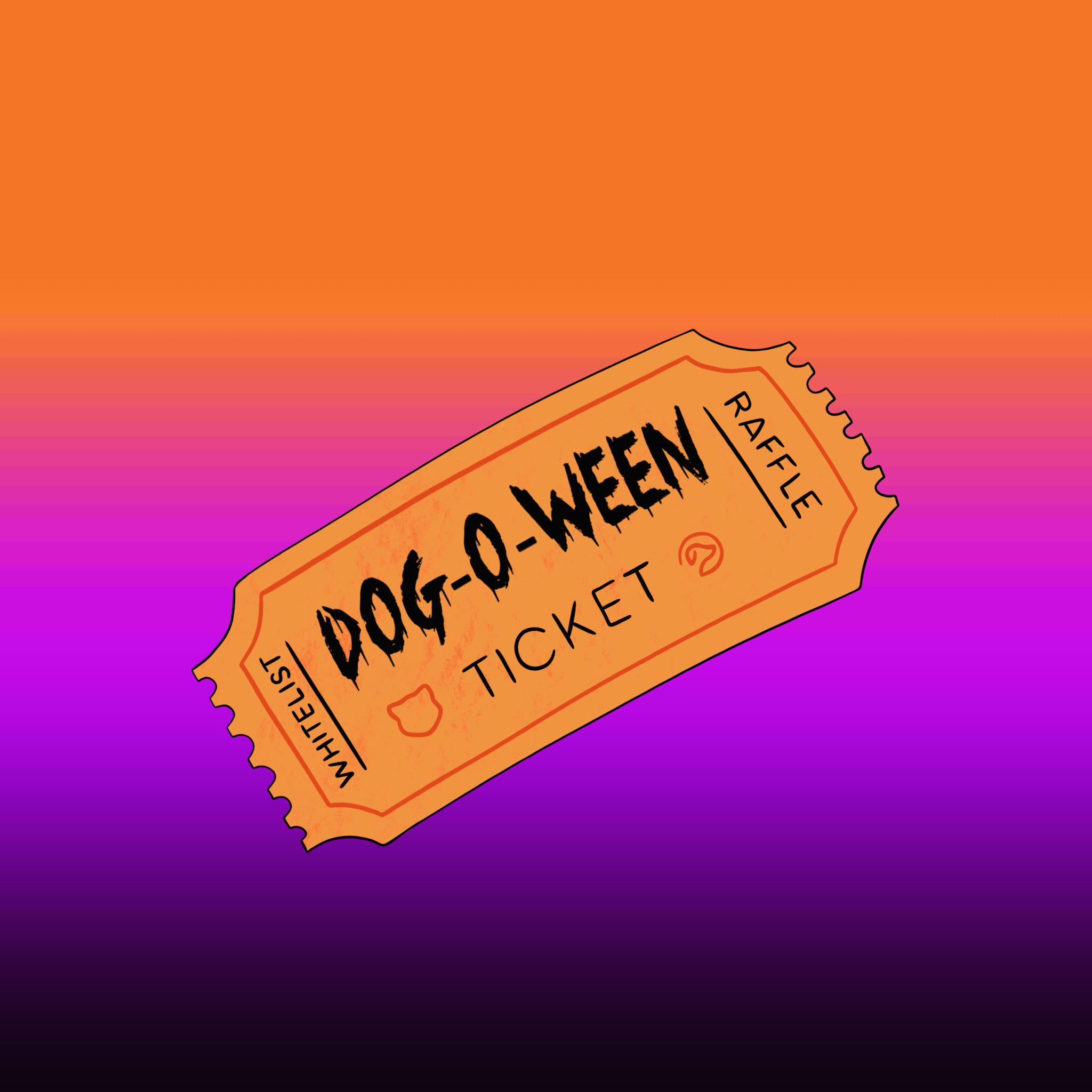 Dog-O-Ween Ticket