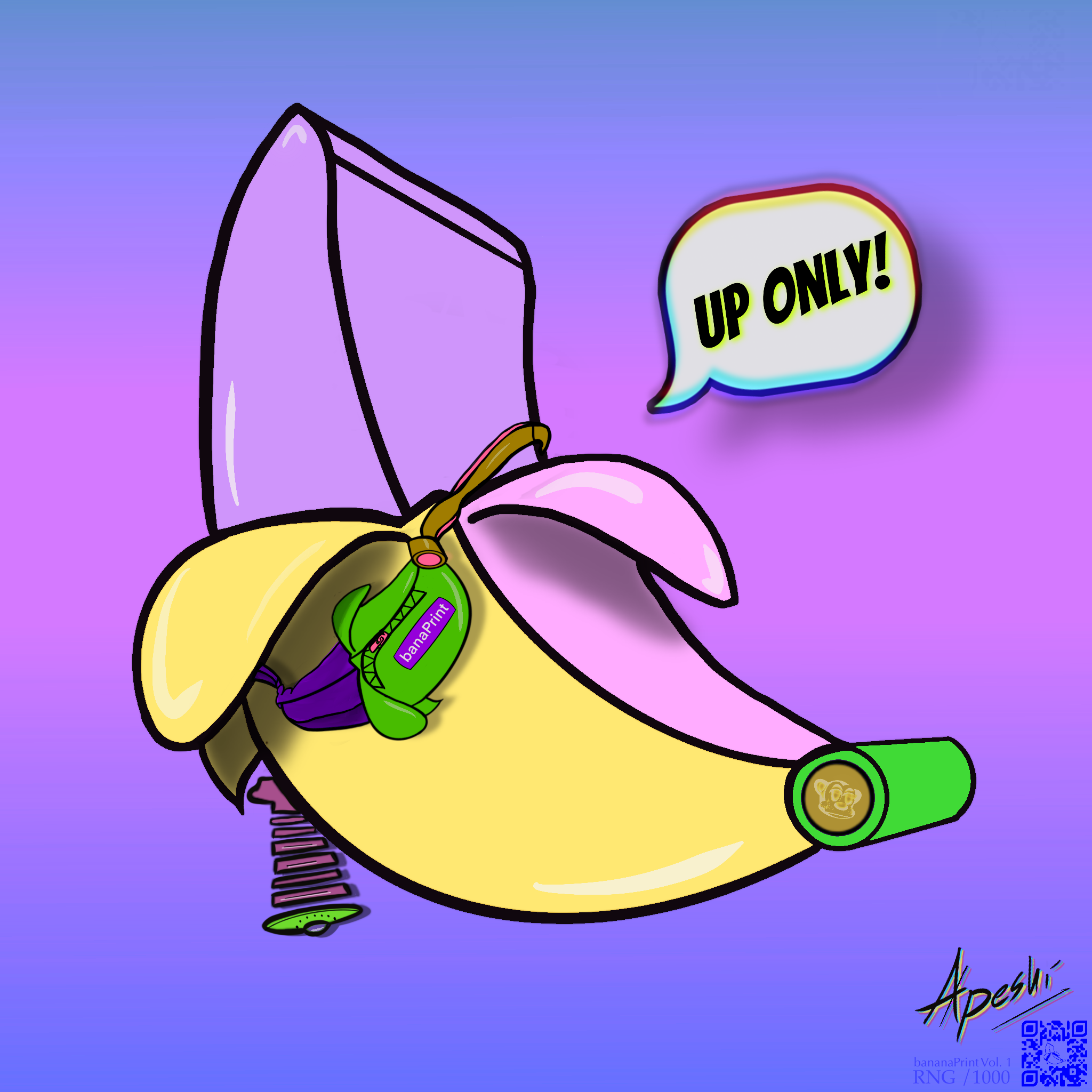 bananaPrint_Collection #807 NFT on Algorand