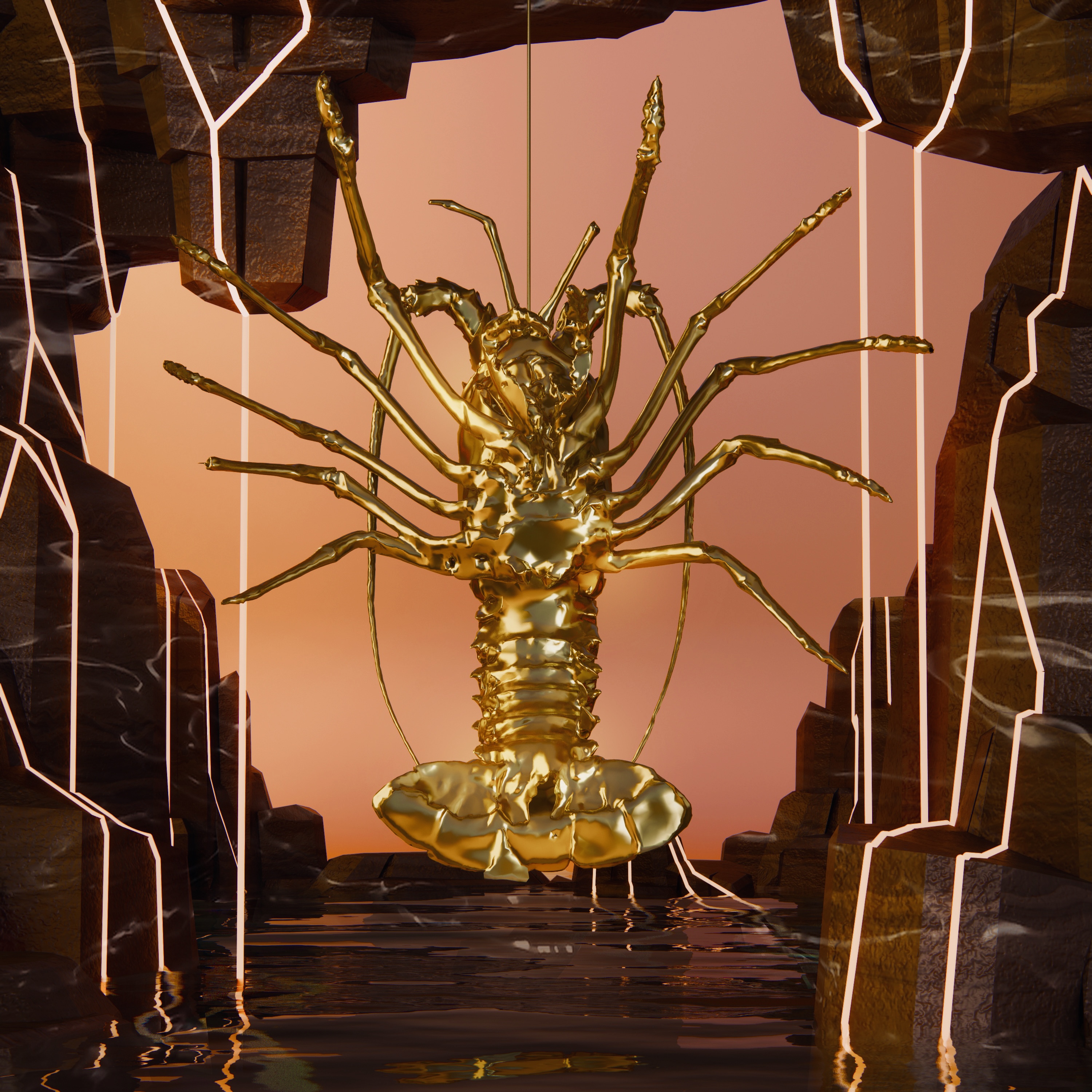 Al Dodo Golden Lobster NFT on Algorand