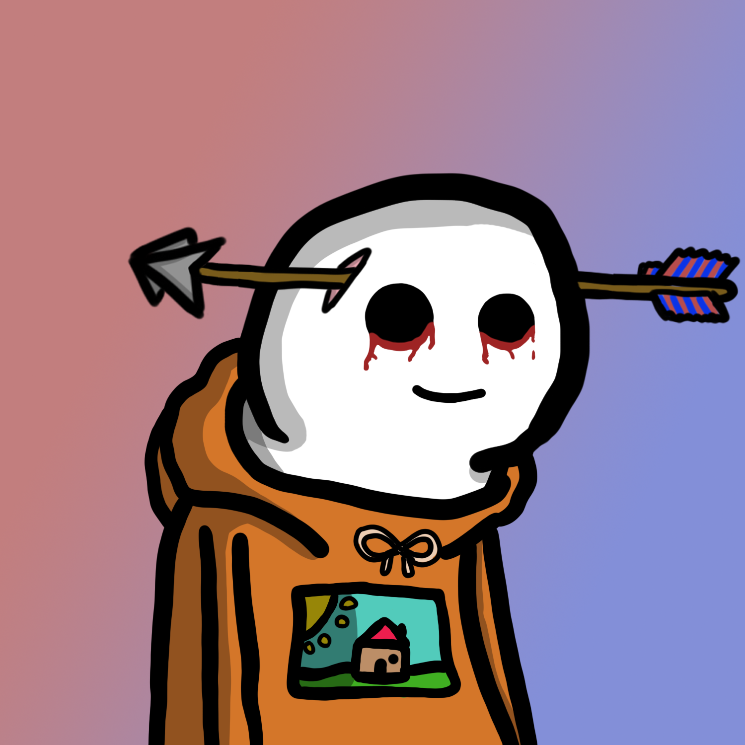 Happy Ghosteez #8 NFT on Algorand