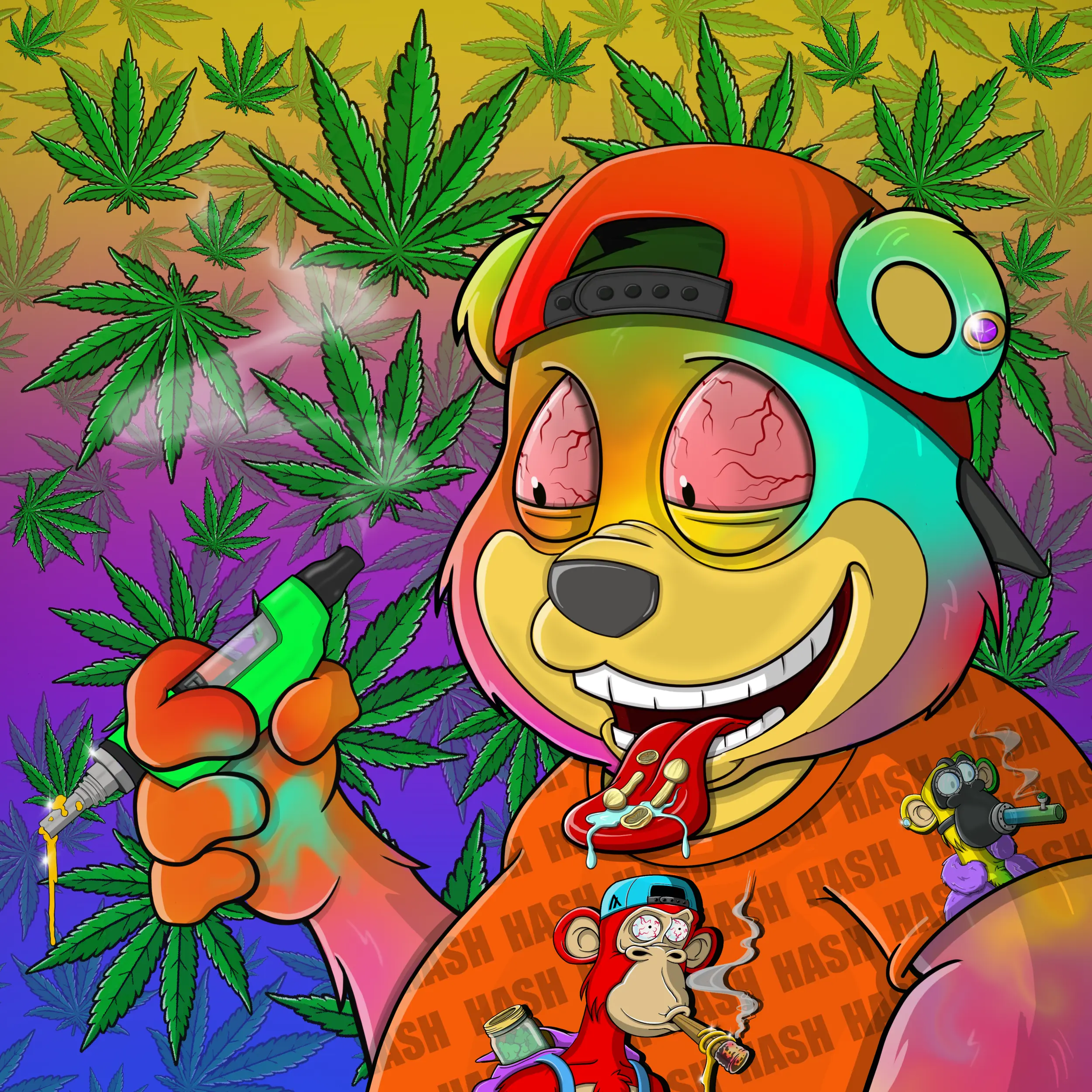 Burnin Bears #1870 NFT on Algorand