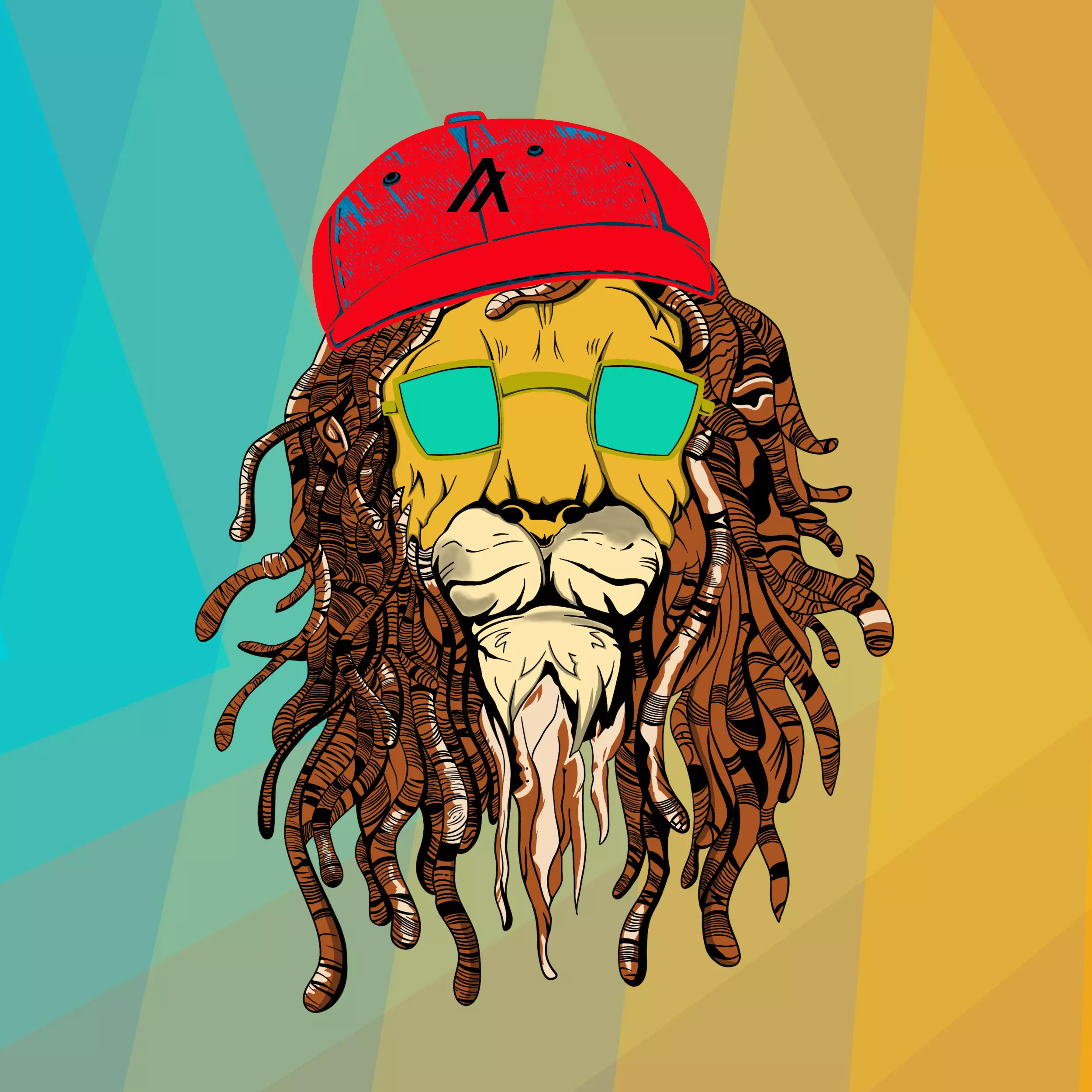 Reggae Lions #157 NFT on Algorand