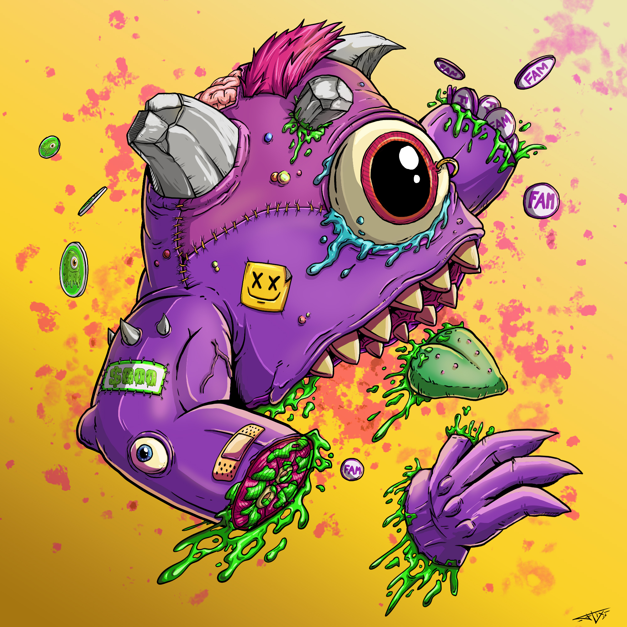 Gtoons - MONSTR Veteran NFT on Algorand