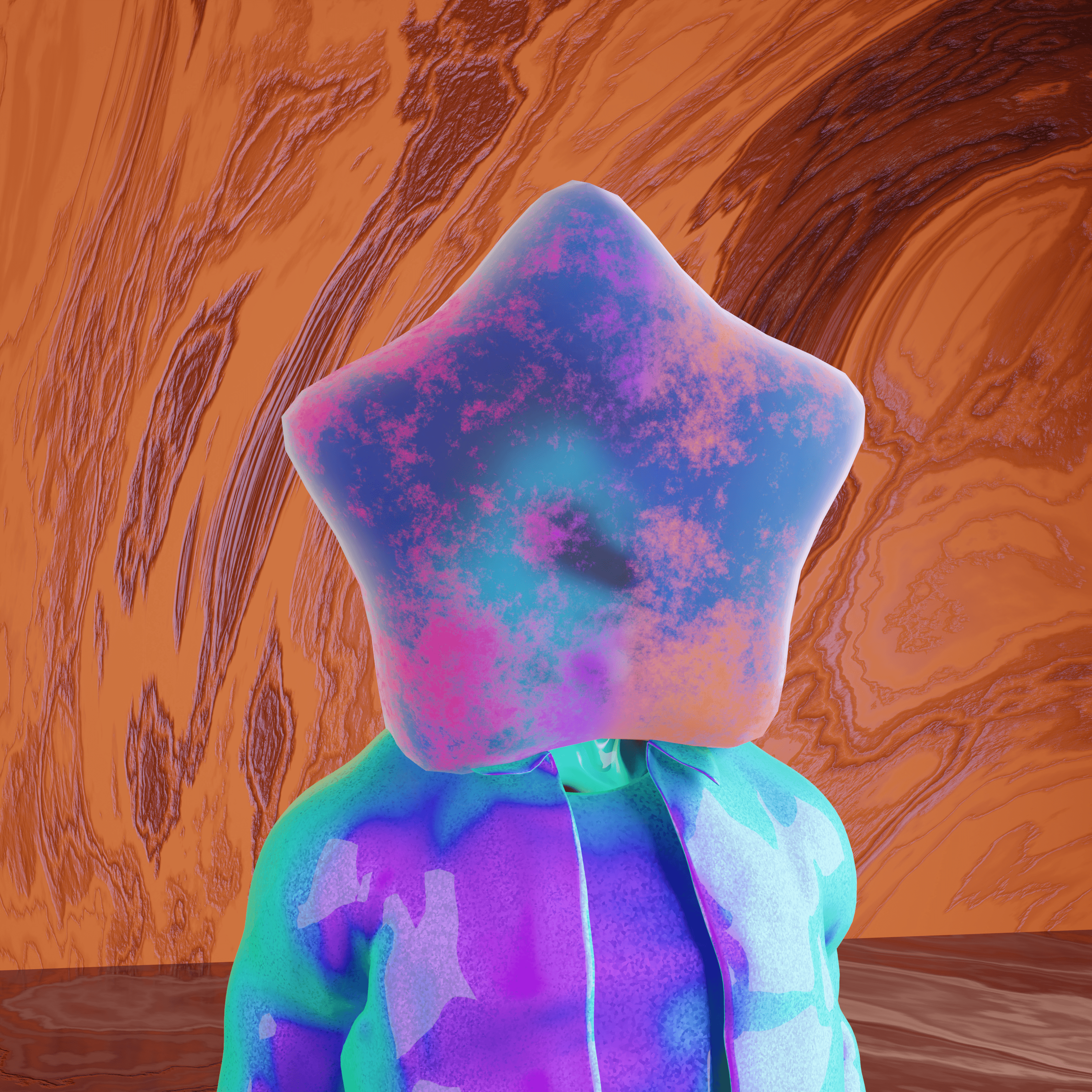 Creastic Head #015 - Star 2 NFT on Algorand