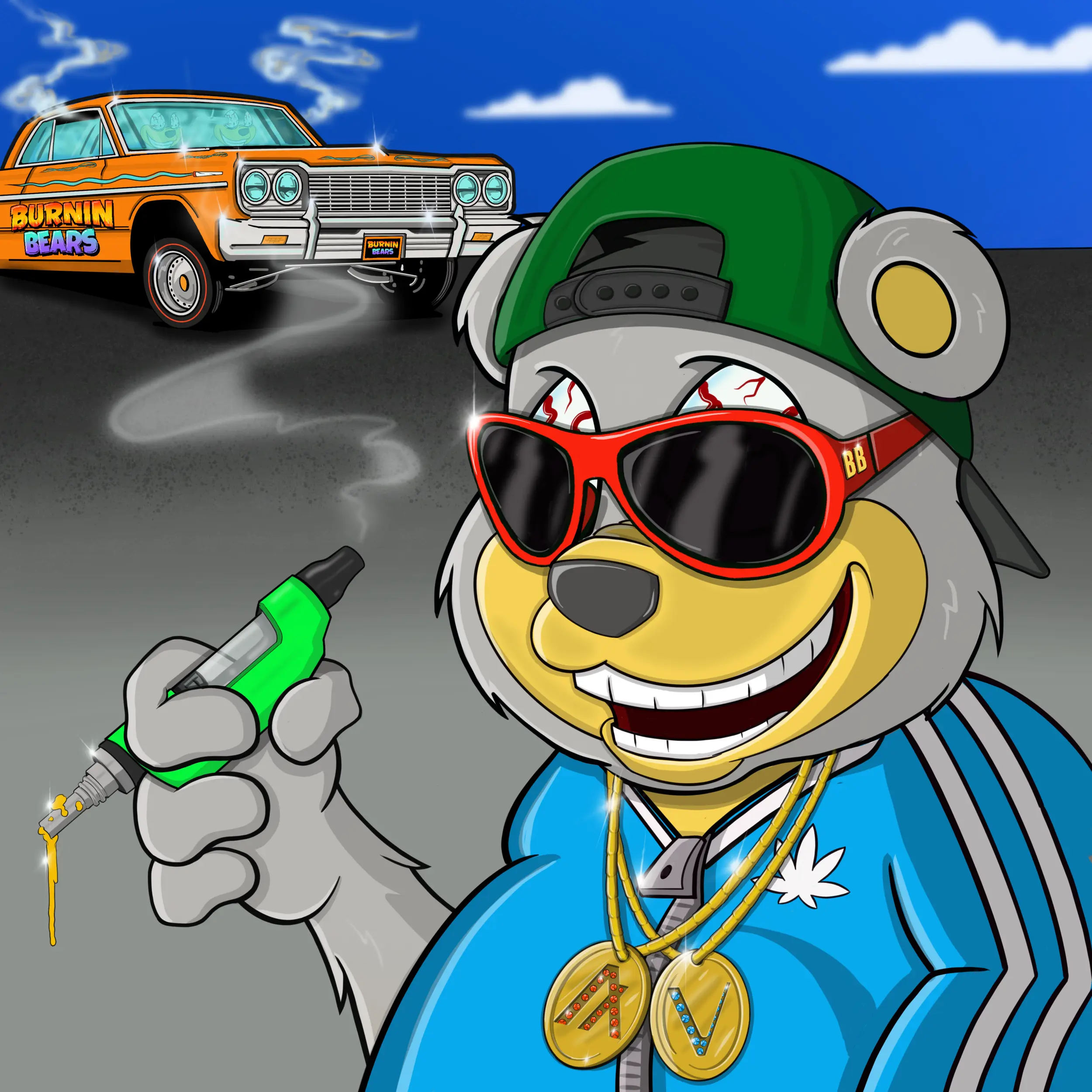 Burnin Bears #484 NFT on Algorand