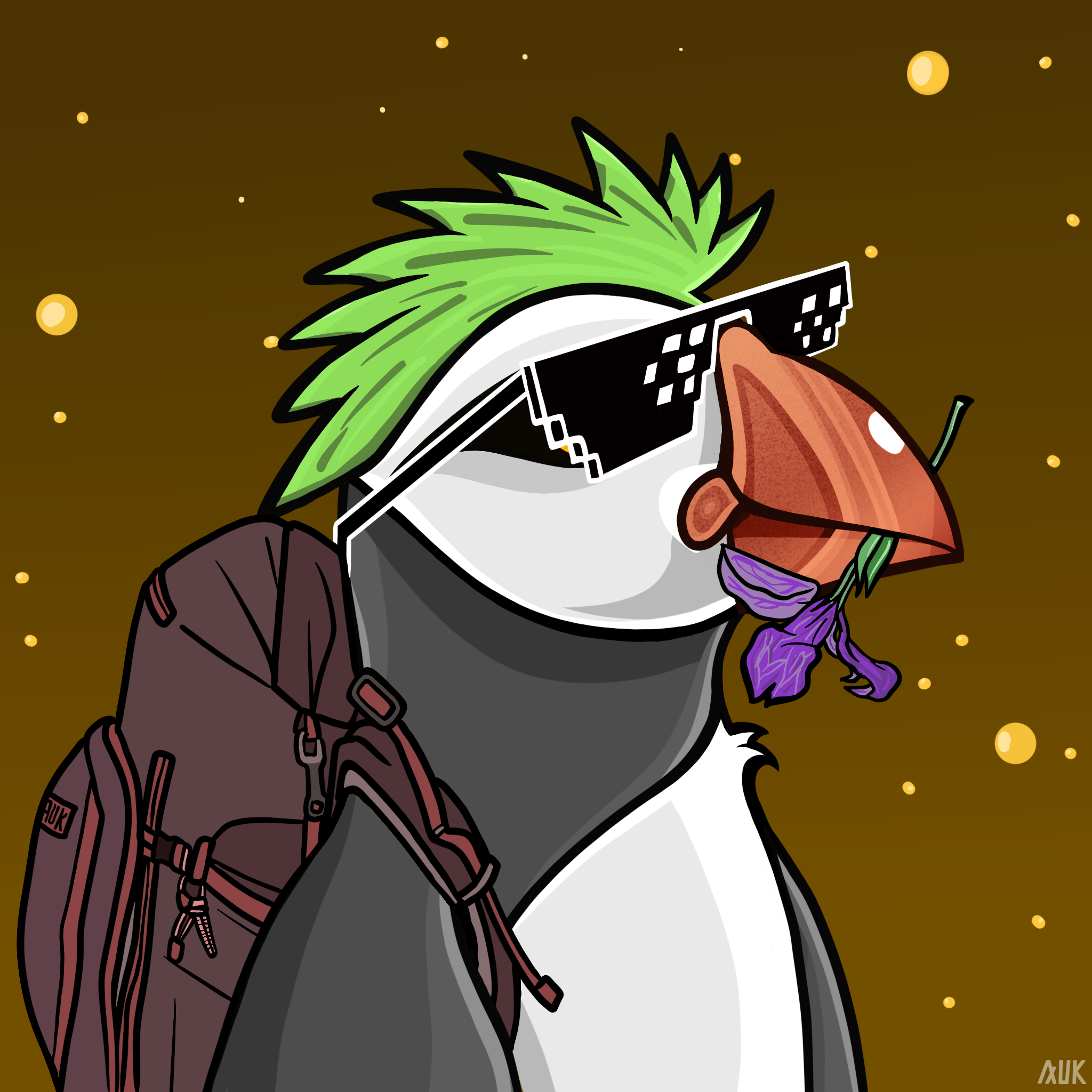 Poppin Puffins #5663 NFT on Algorand