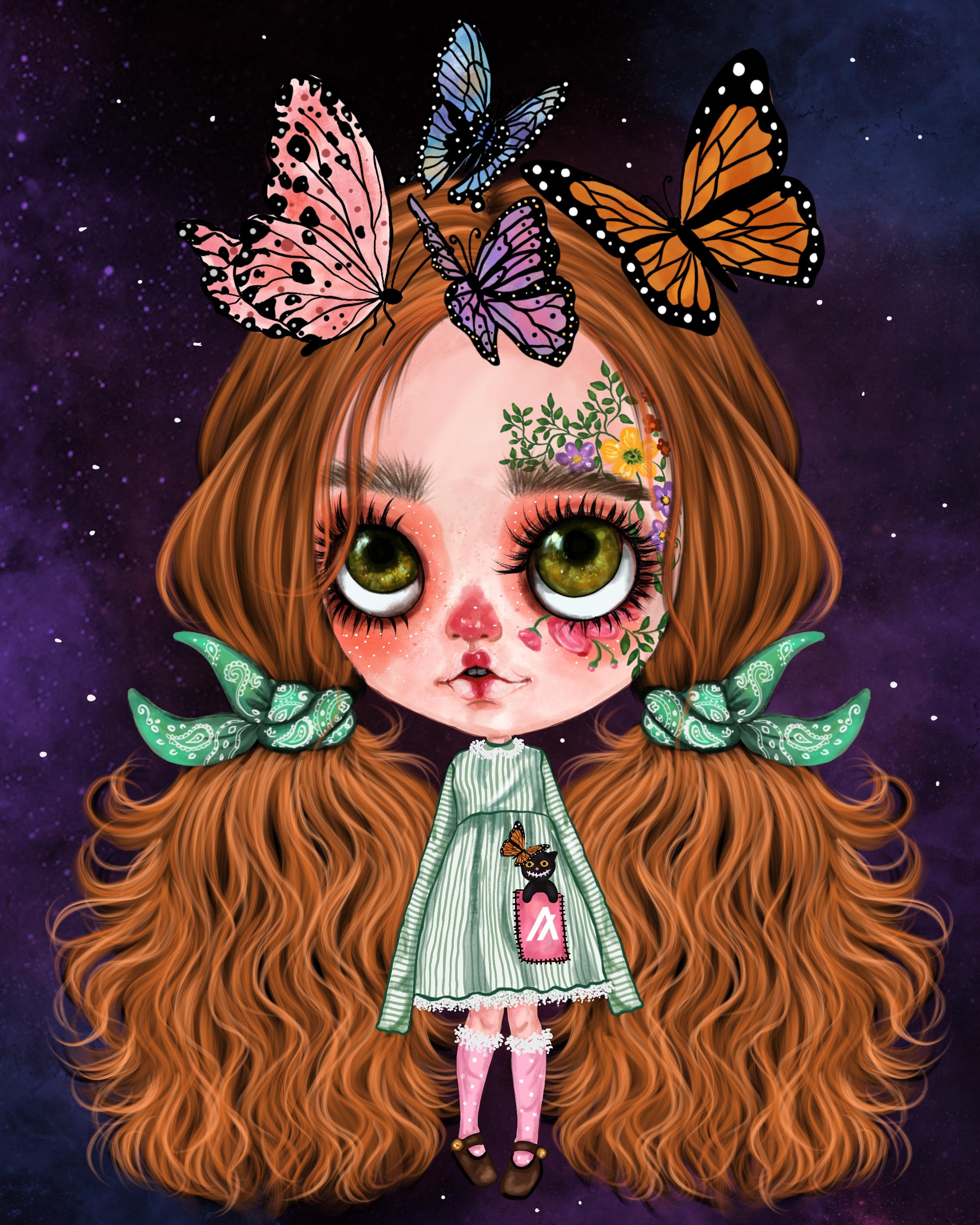 AVA Little girl 069 NFT on Algorand