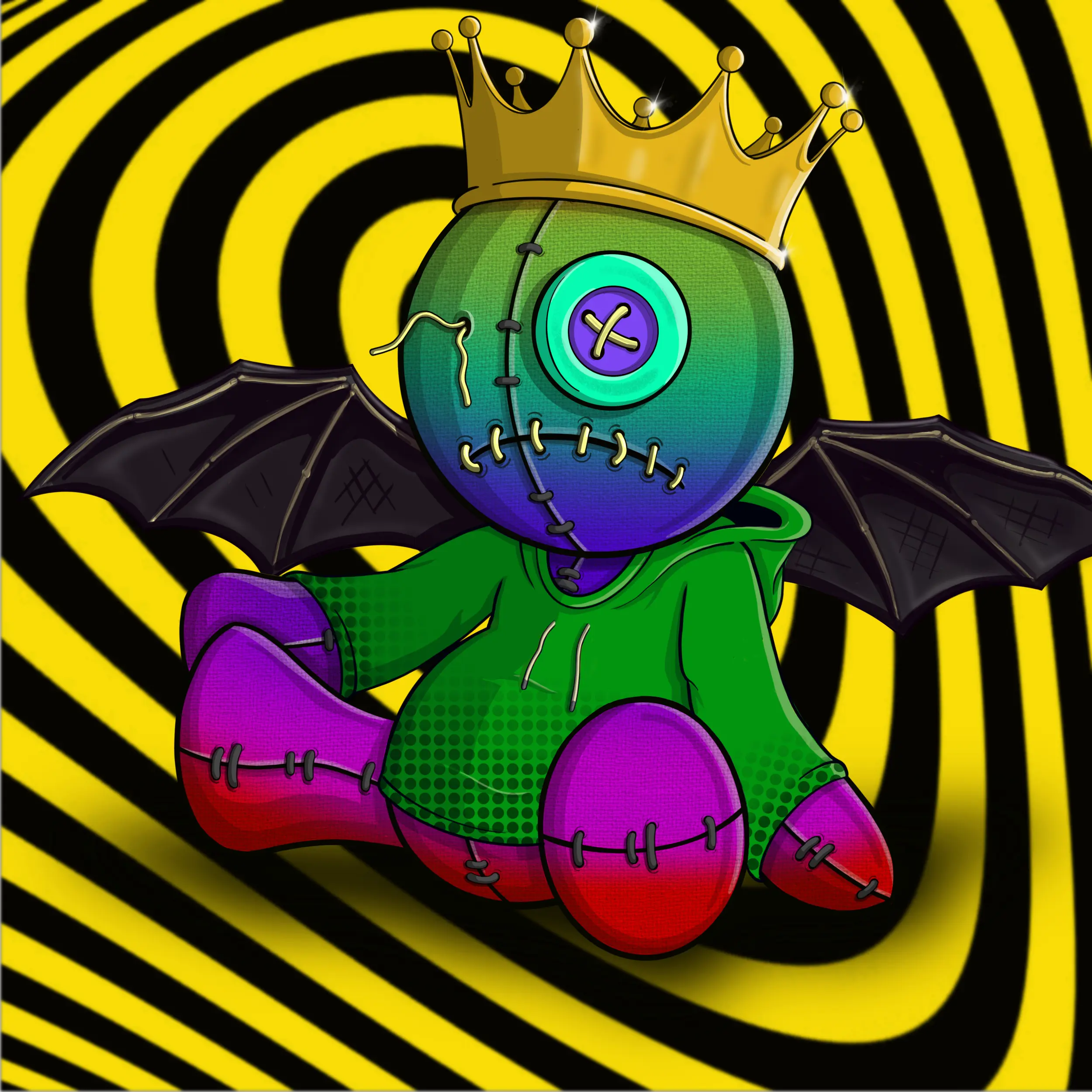 Trippy Stitch #619 NFT on Algorand