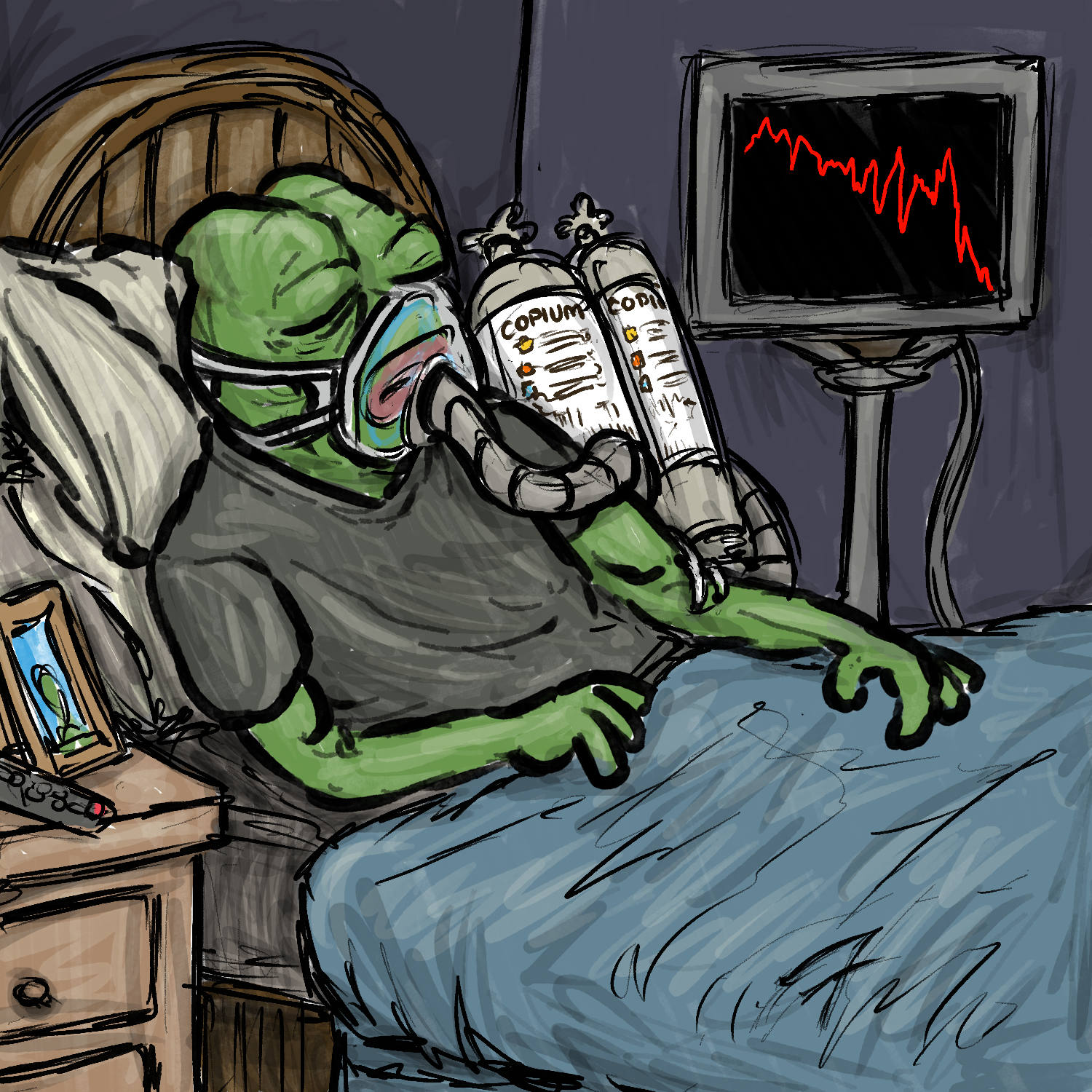 Copium Pepe NFT on Algorand