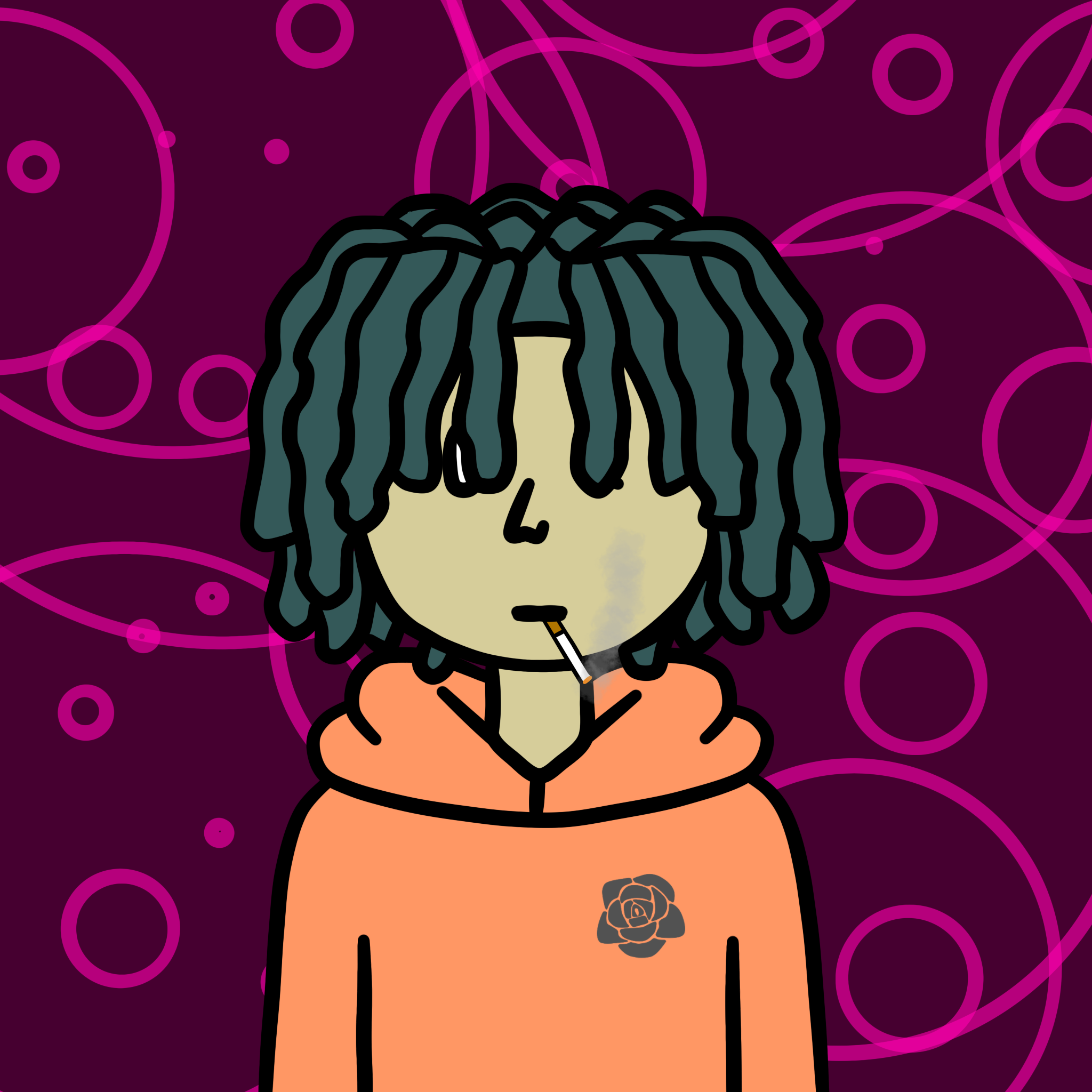 Doodle Thug 1370 NFT on Algorand