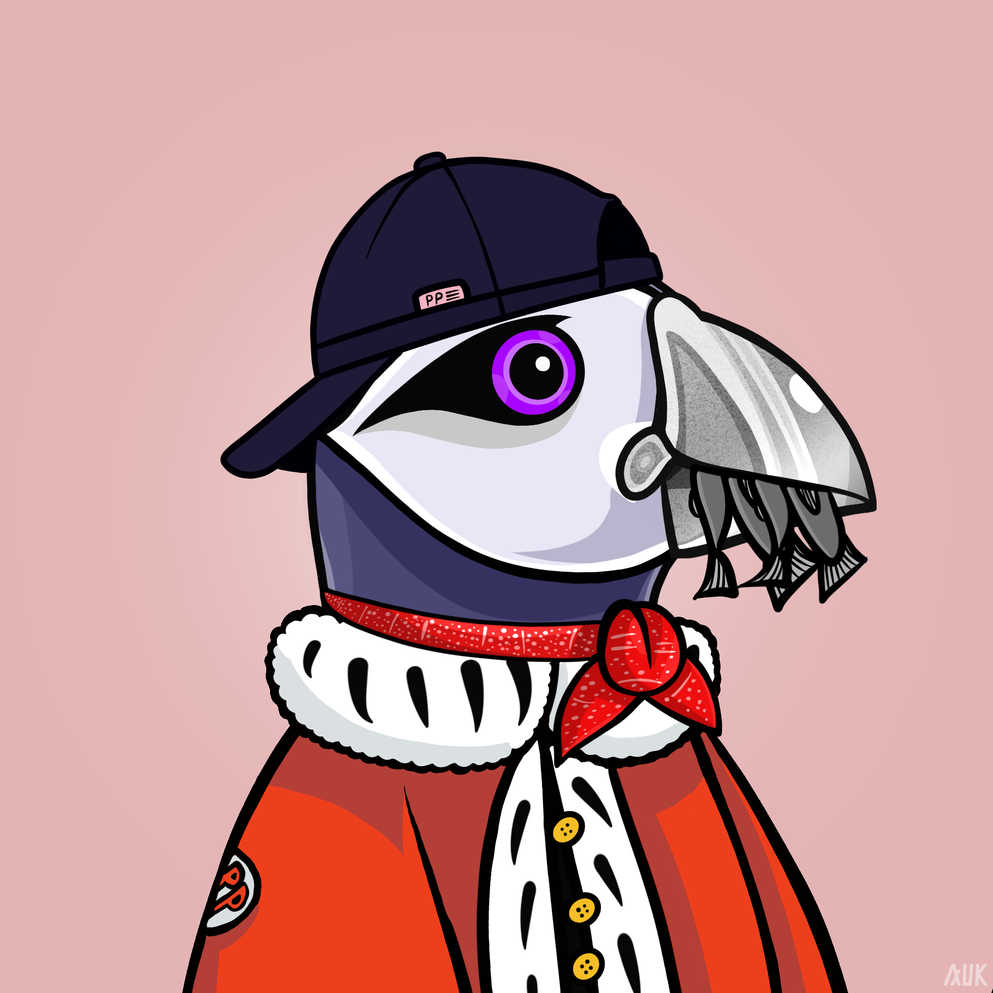 Poppin Puffins #9266 NFT on Algorand