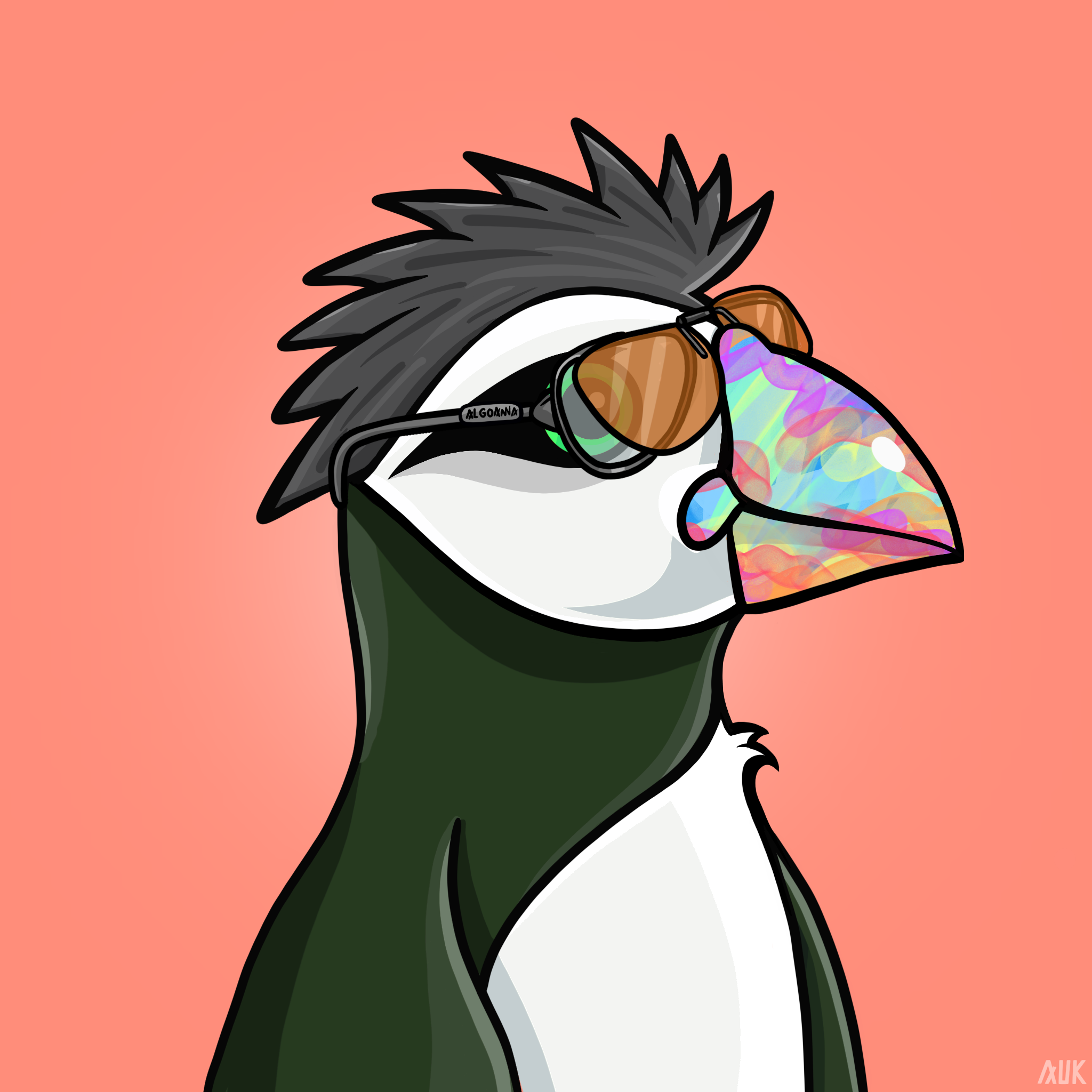 Tribute Puffin #098 NFT on Algorand