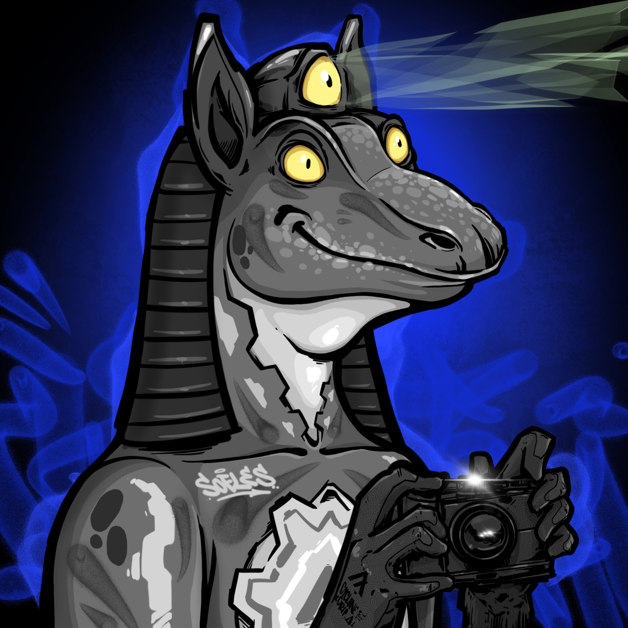 Art Goanna 013 // by Sofles NFT on Algorand