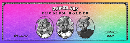 Rhodium Card #007