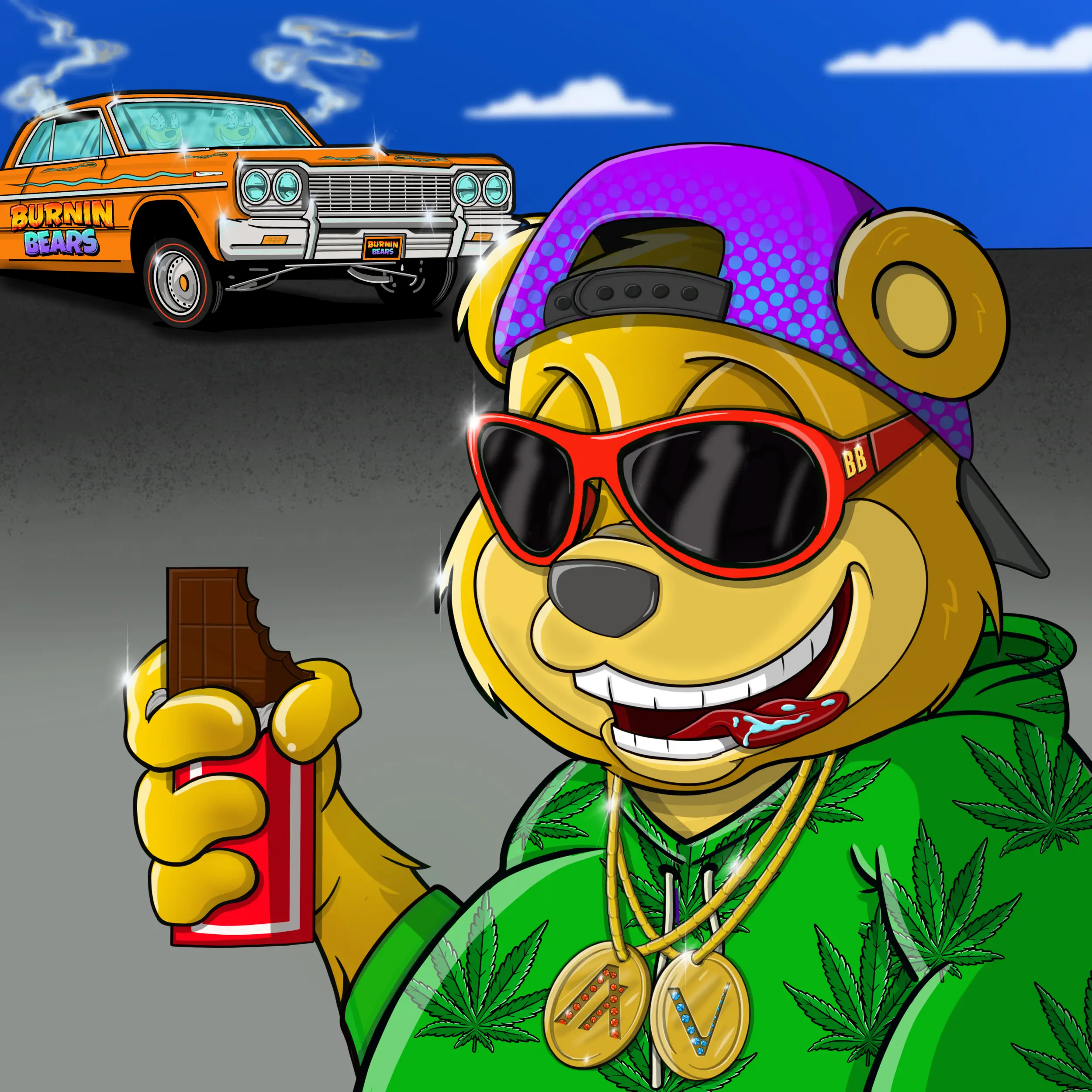 Burnin Bears #1719 NFT on Algorand