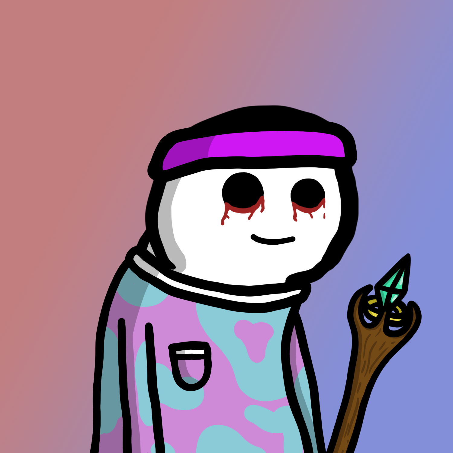 Happy Ghosteez #174 NFT on Algorand
