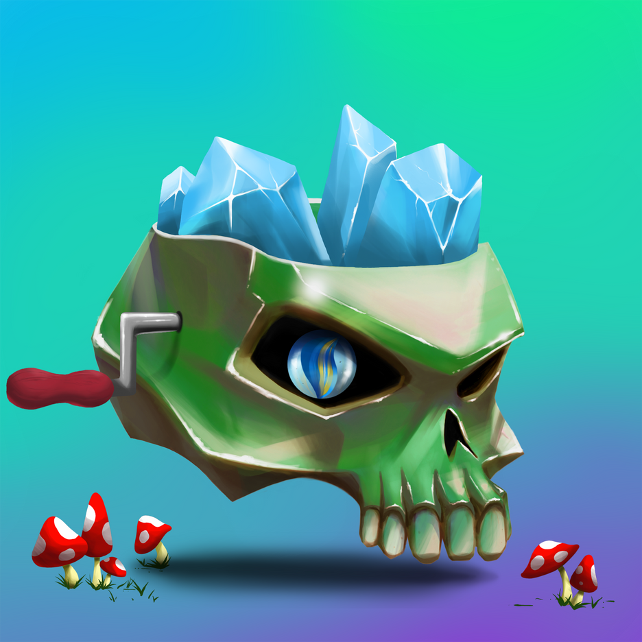 AlgoSkull #2257 NFT on Algorand