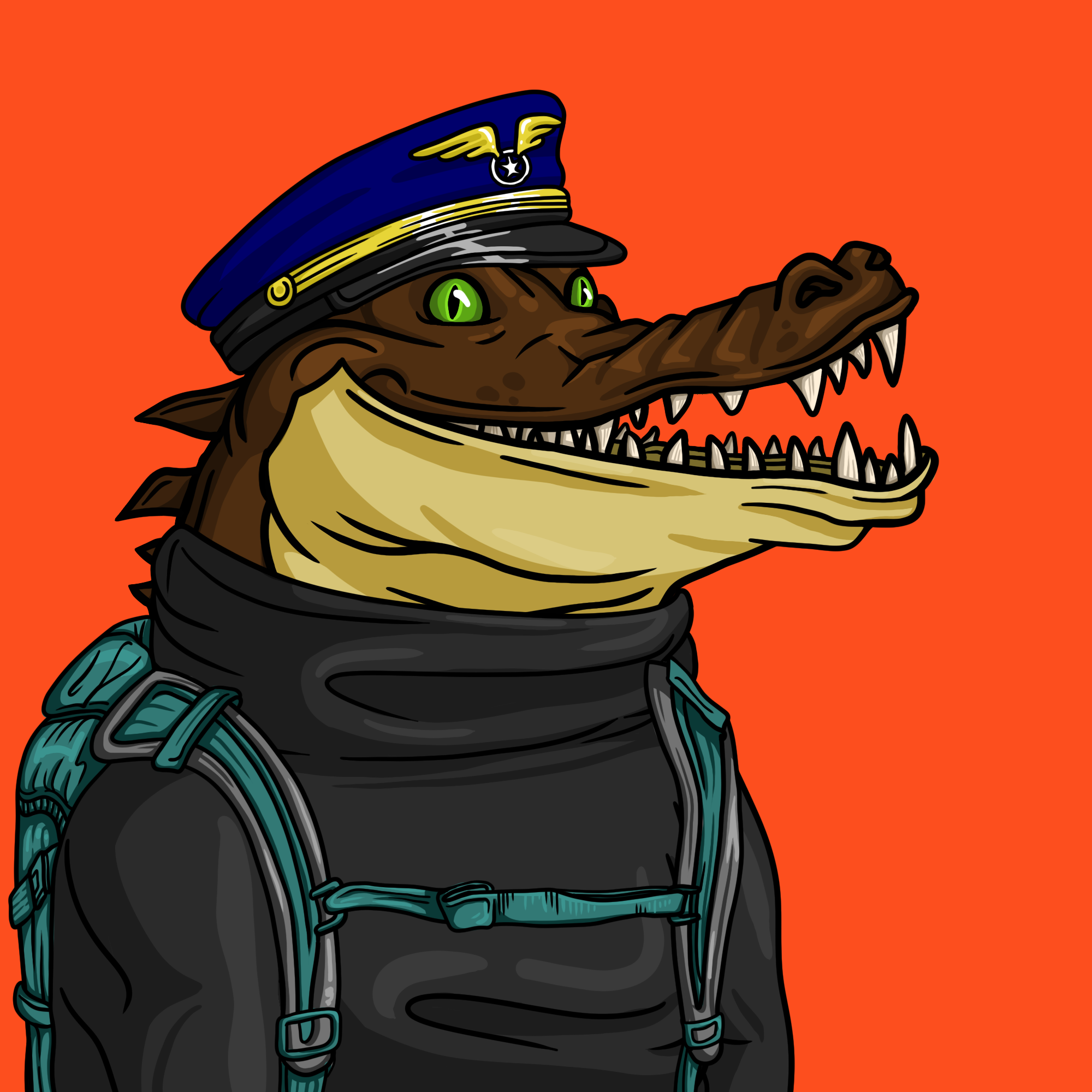 Warrior Croc #1868 NFT on Algorand