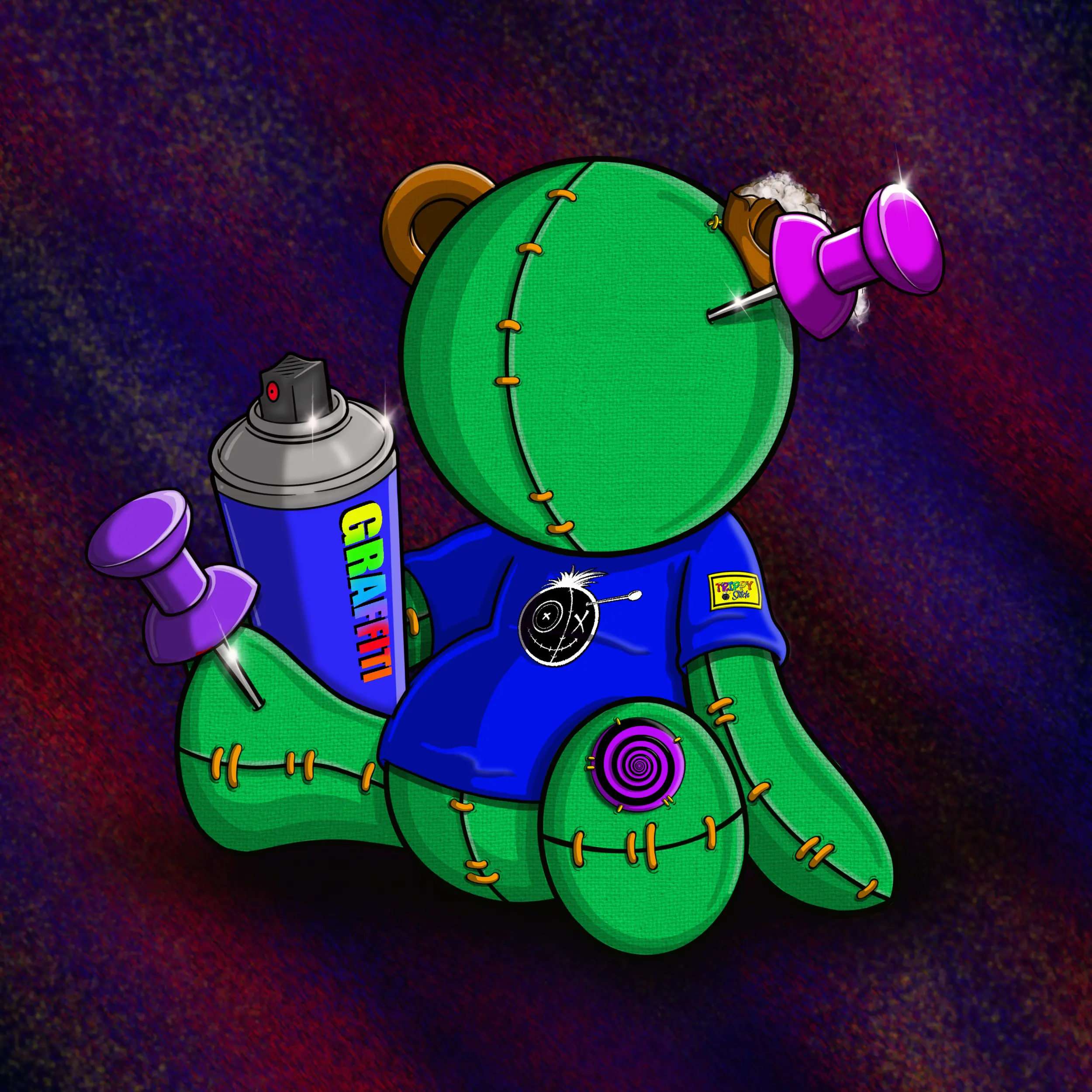 Trippy Stitch #914 NFT on Algorand