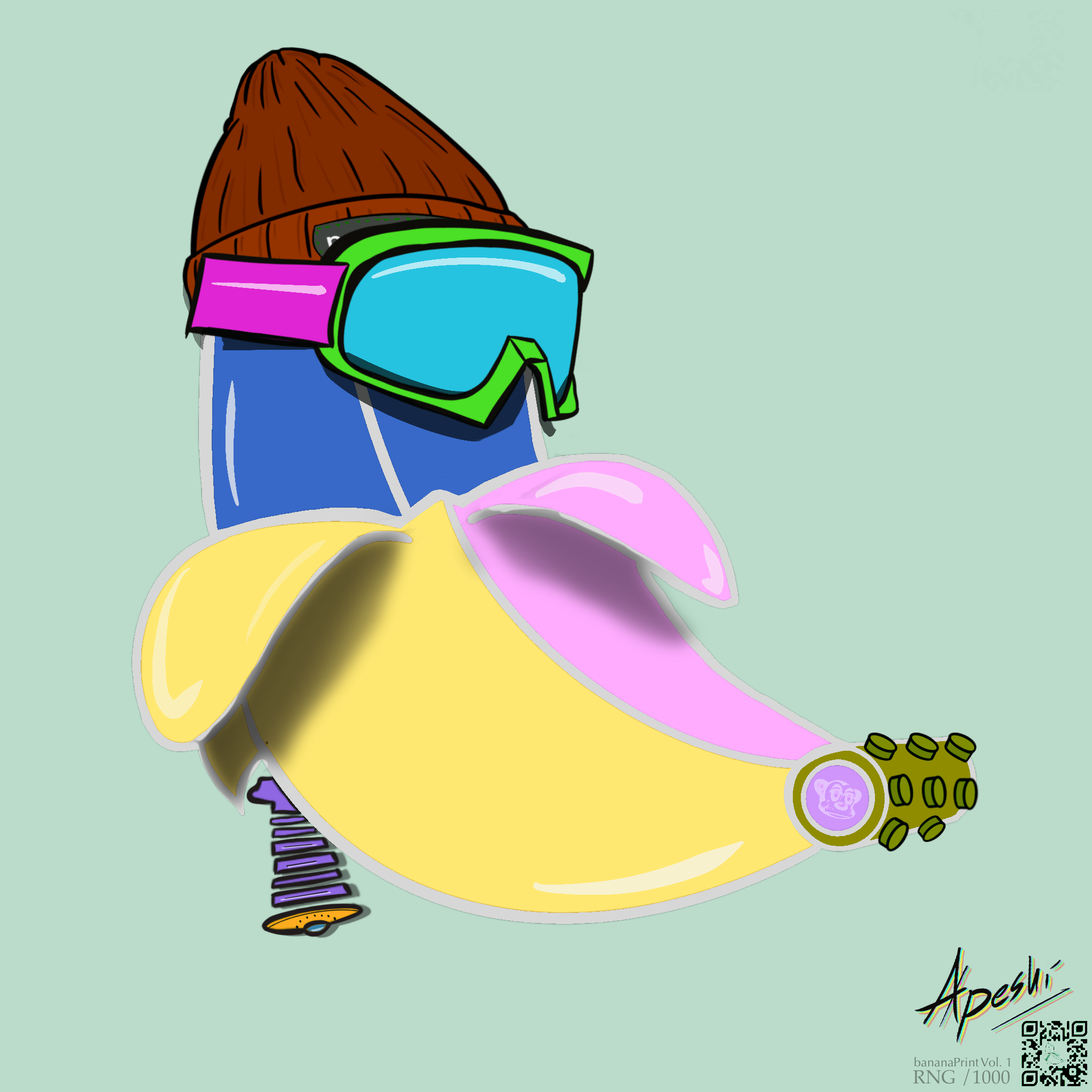 bananaPrint_Collection #621 NFT on Algorand