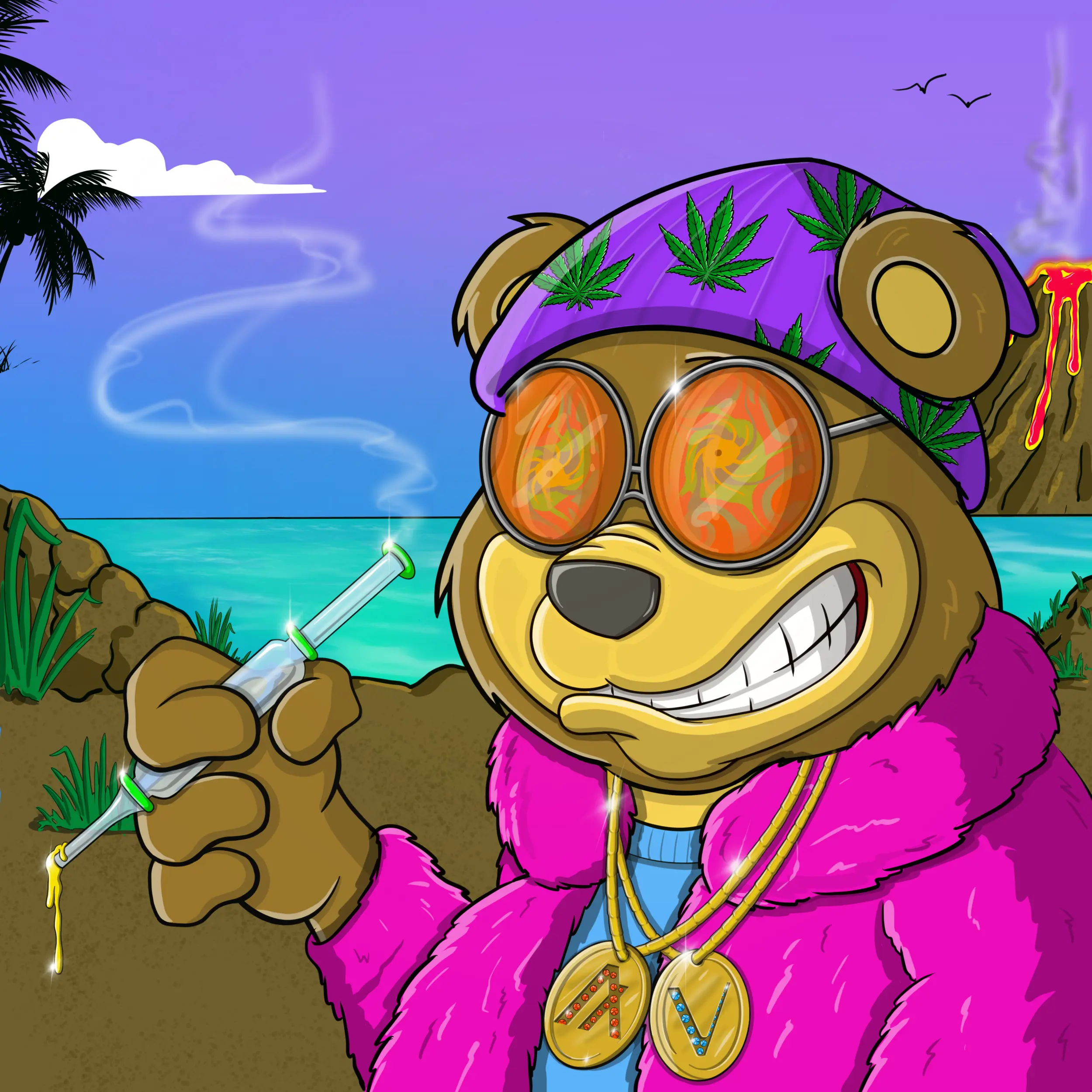 Burnin Bears #1847 NFT on Algorand