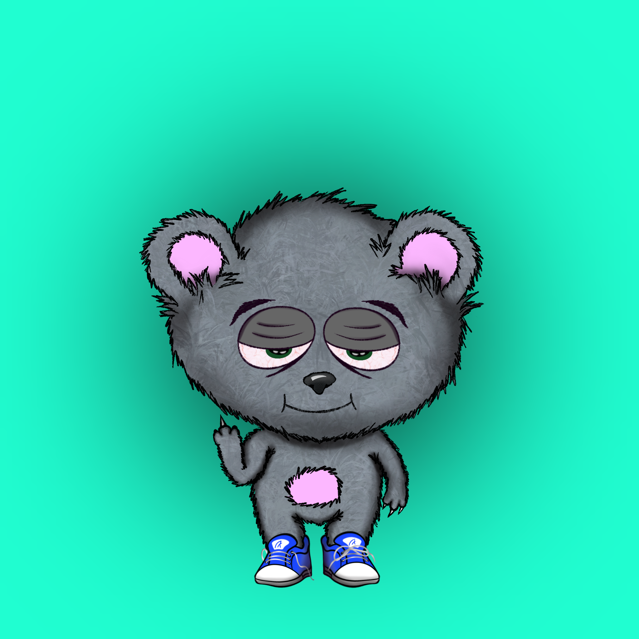 Sketchy Bears #343 NFT on Algorand