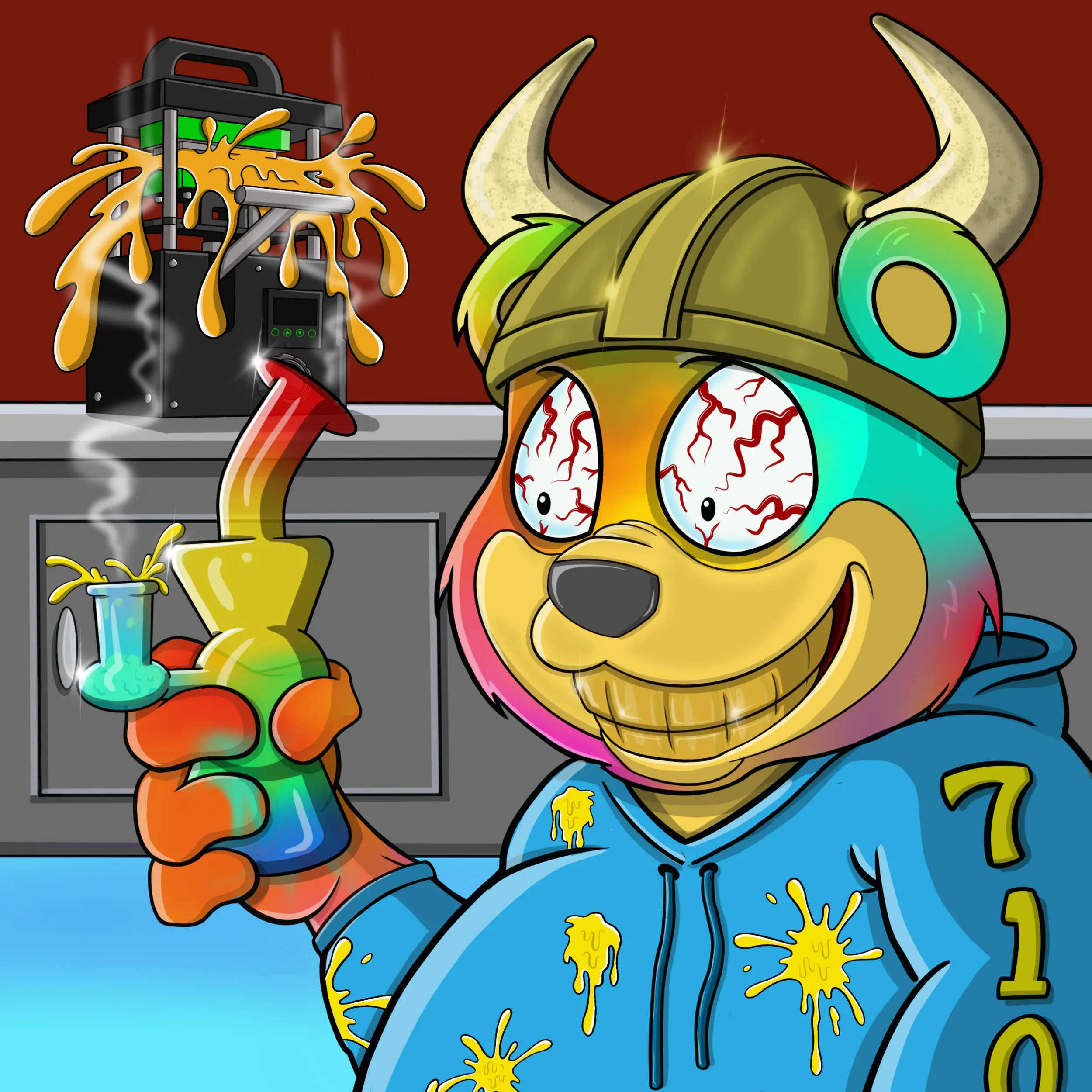 Burnin Bears #705 NFT on Algorand