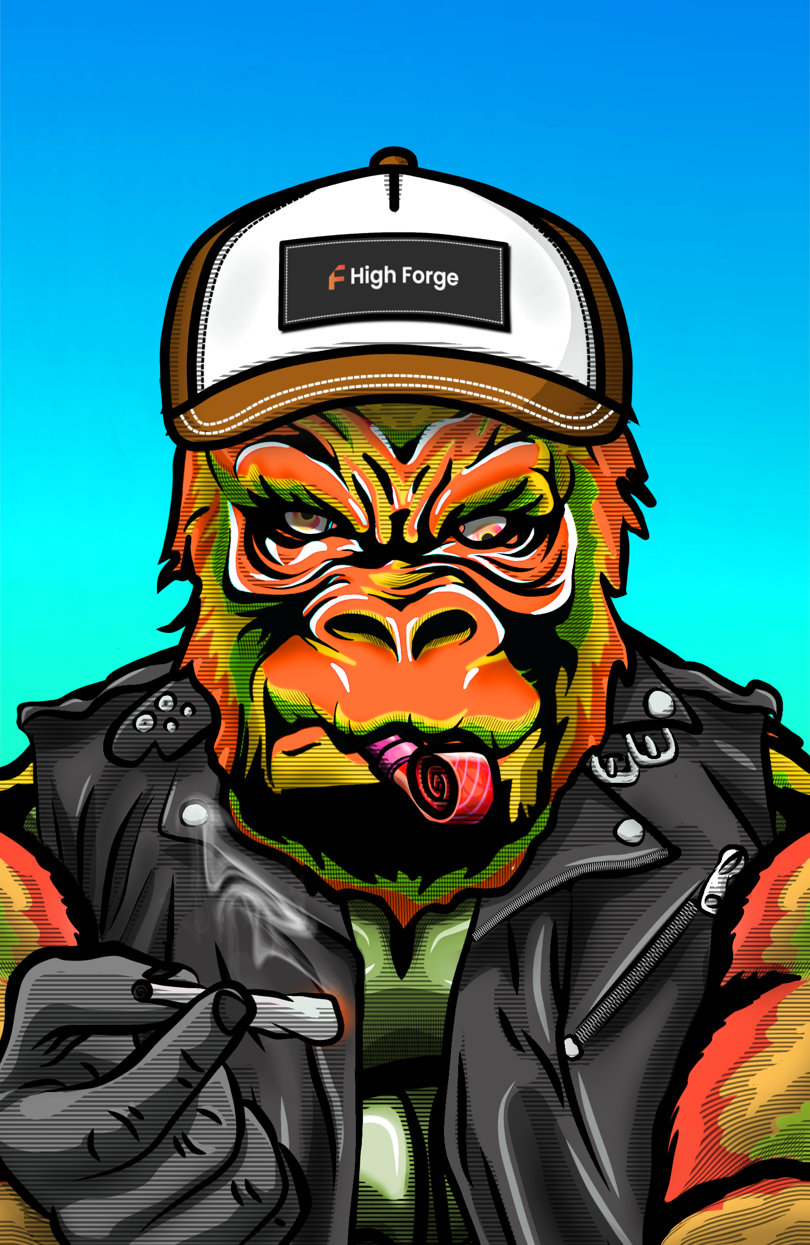 Gangster Gorilla 1001 NFT on Algorand
