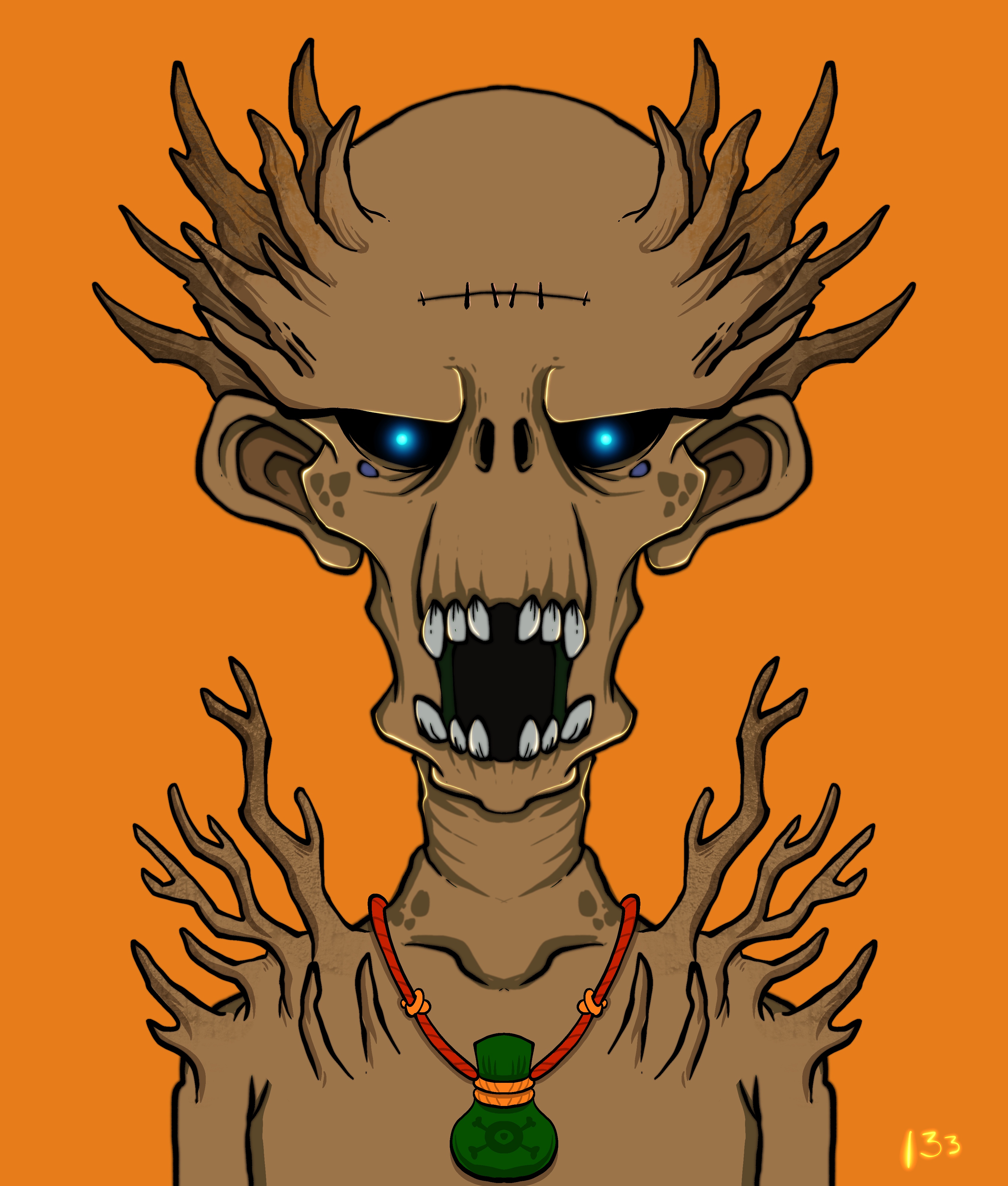 Algo zombie #133 NFT on Algorand