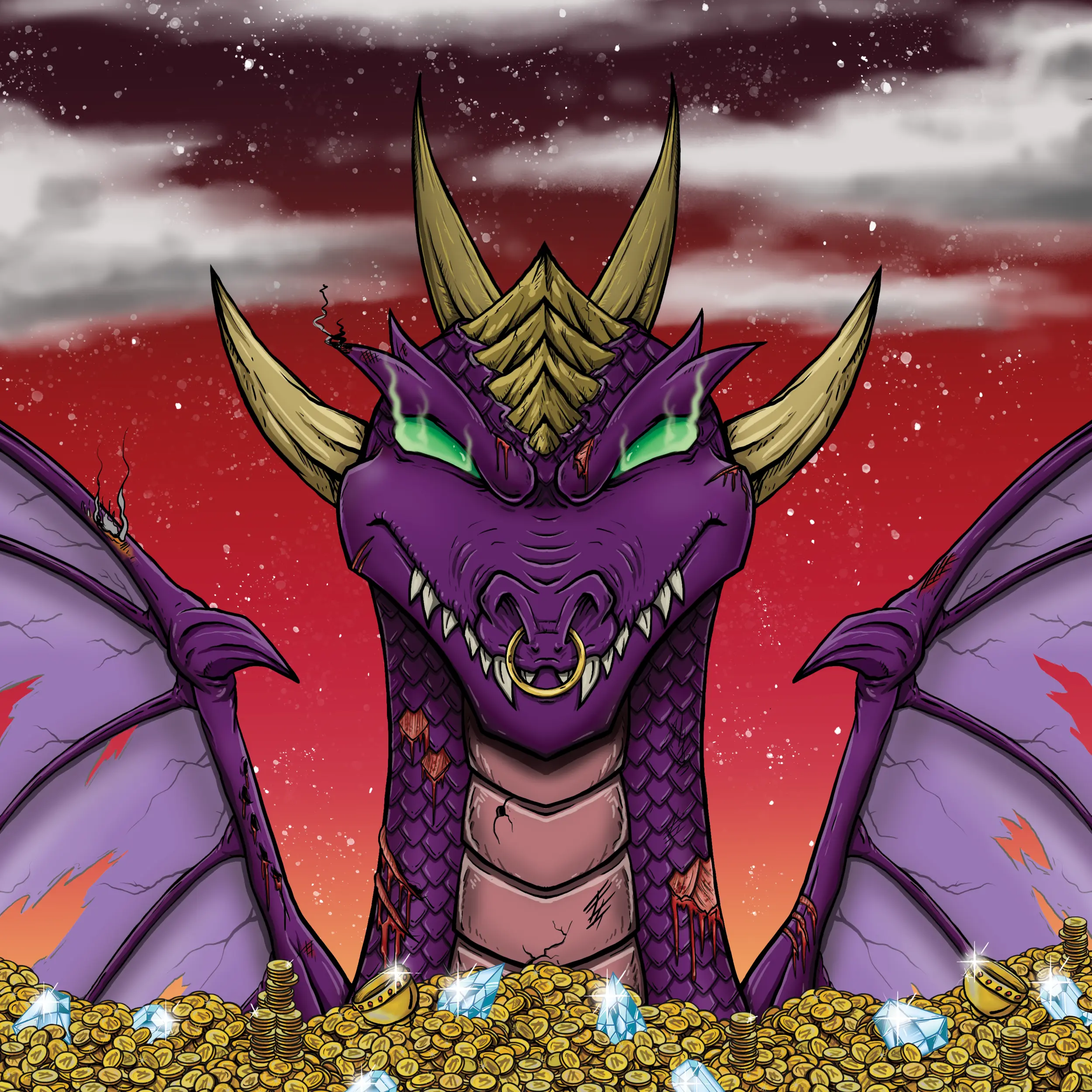 DragonFi Moon Dragons #733 NFT on Algorand