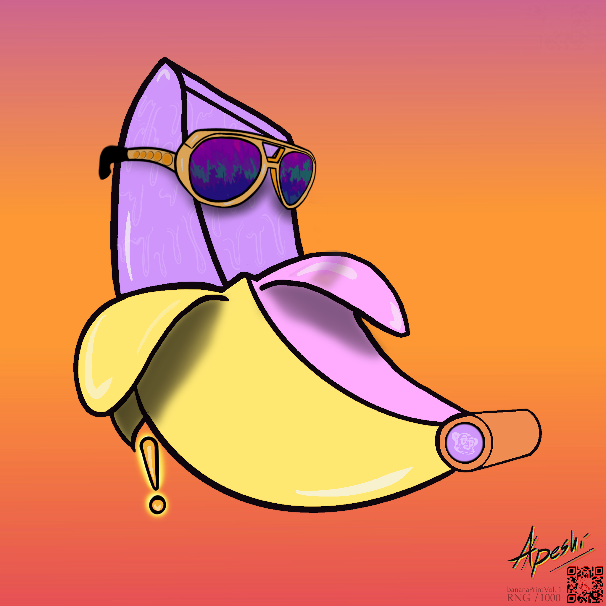 bananaPrint_Collection #112 NFT on Algorand