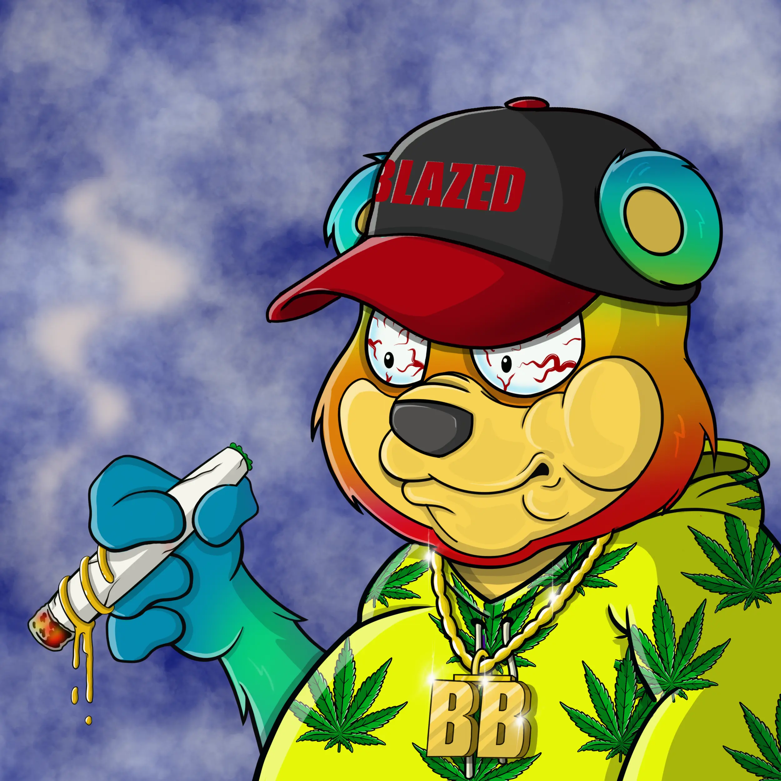 Burnin Bears #1003 NFT on Algorand