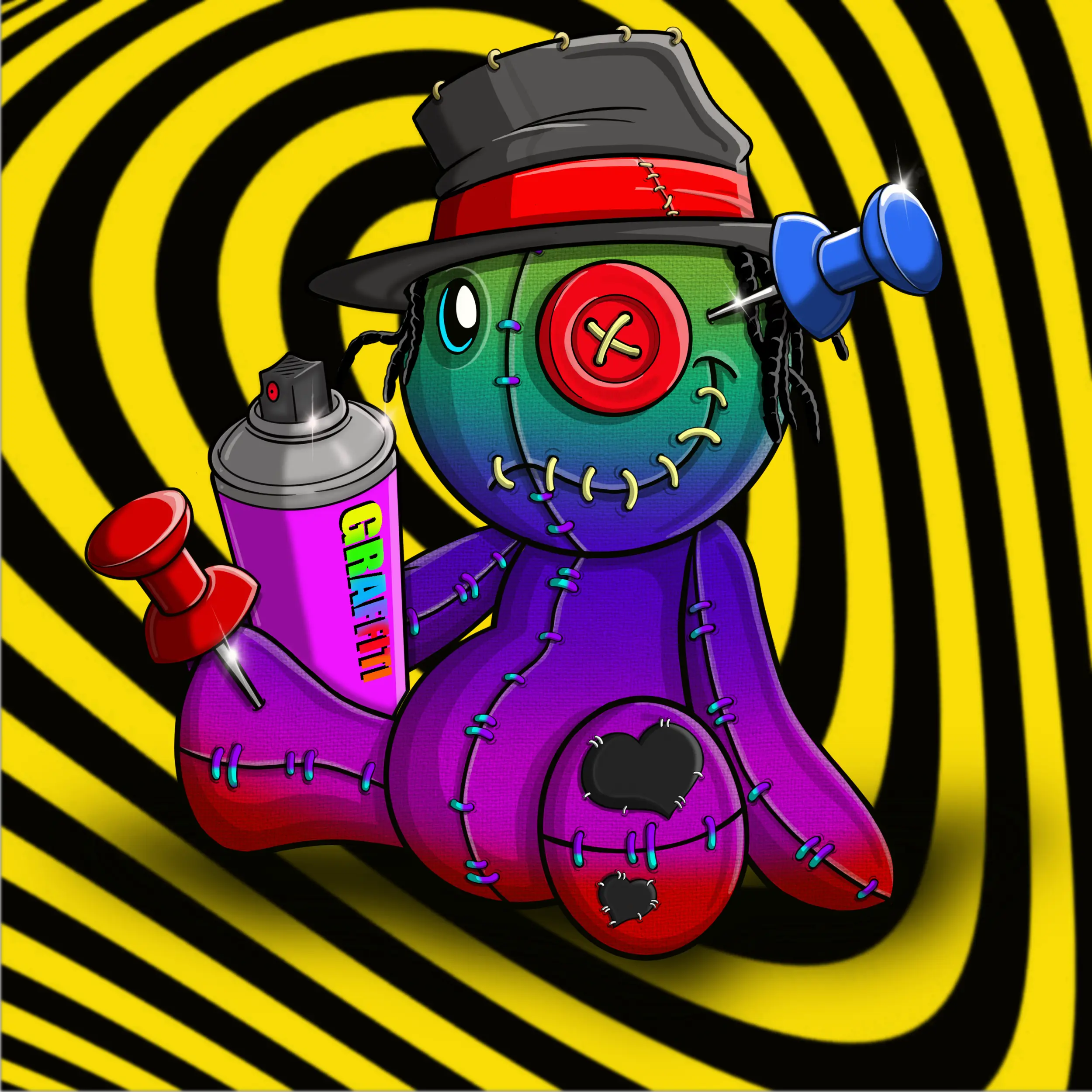 Trippy Stitch #810 NFT on Algorand