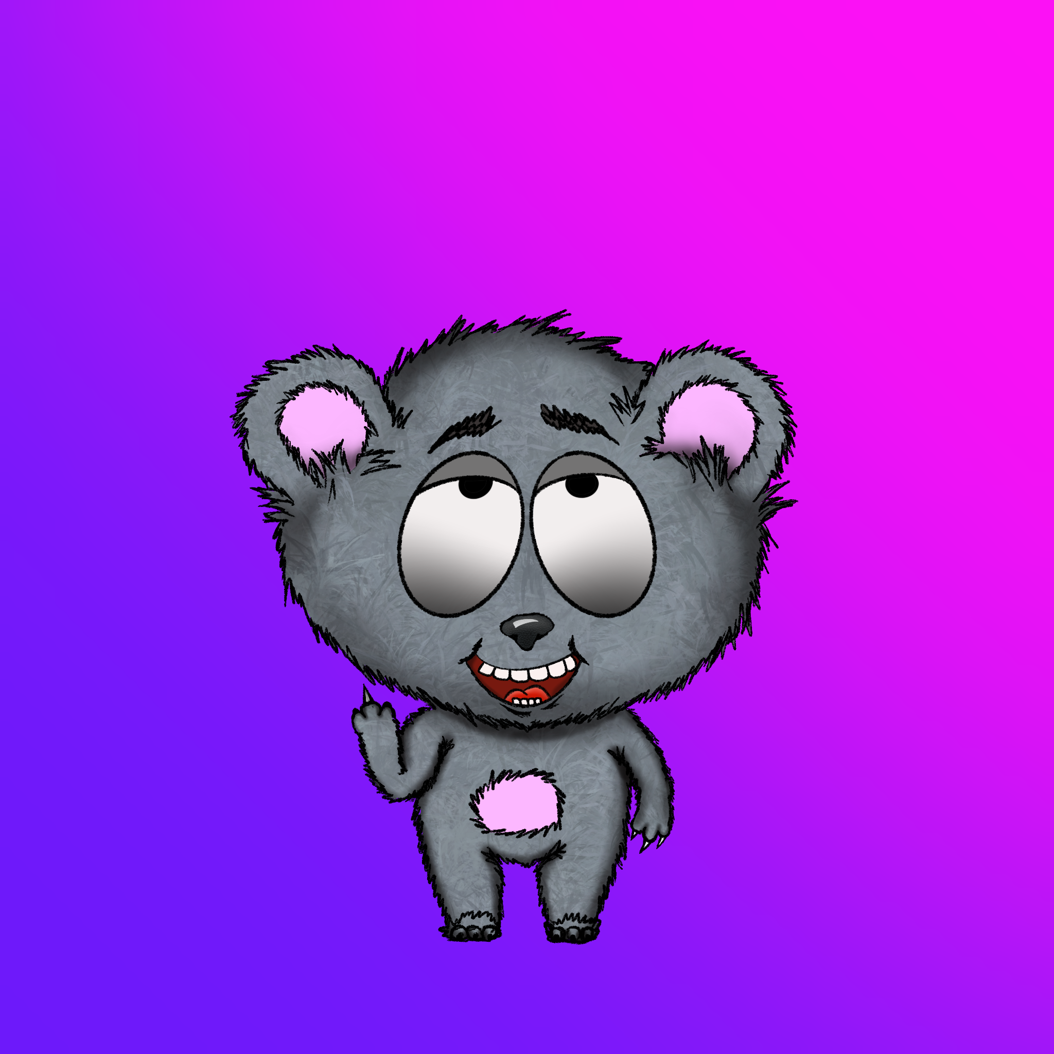 Sketchy Bears #442 NFT on Algorand