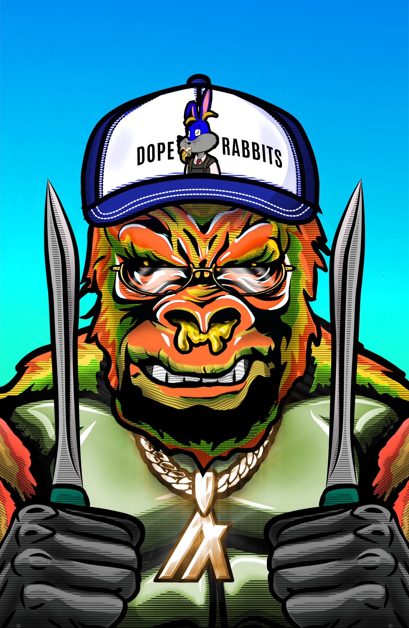 Gangster Gorilla 693 NFT on Algorand