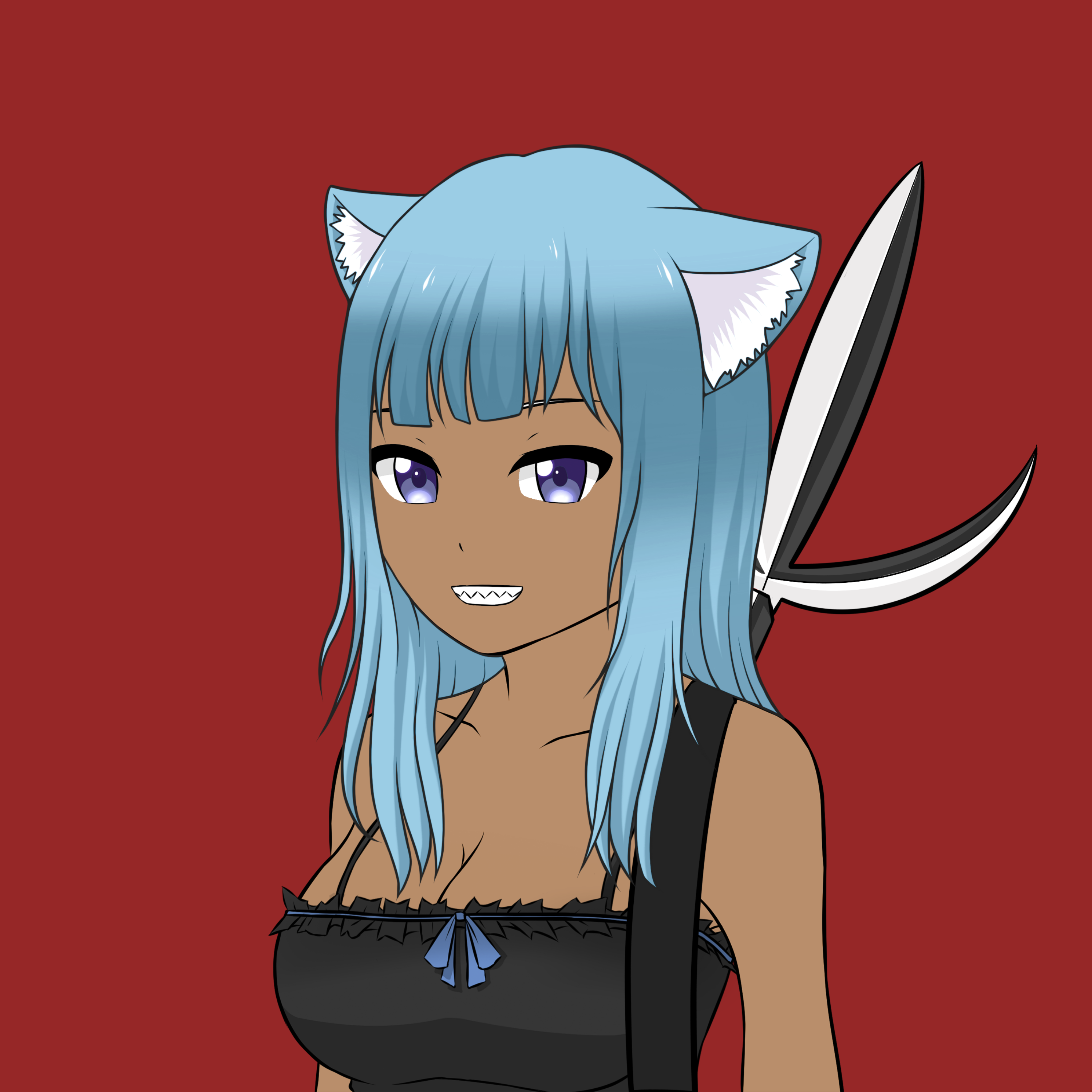 Catgirl Crew #304 NFT on Algorand