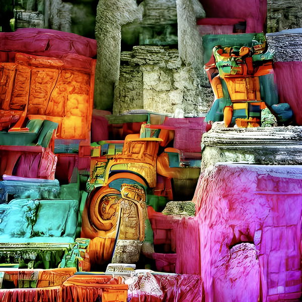 An image of Coloured Ruins