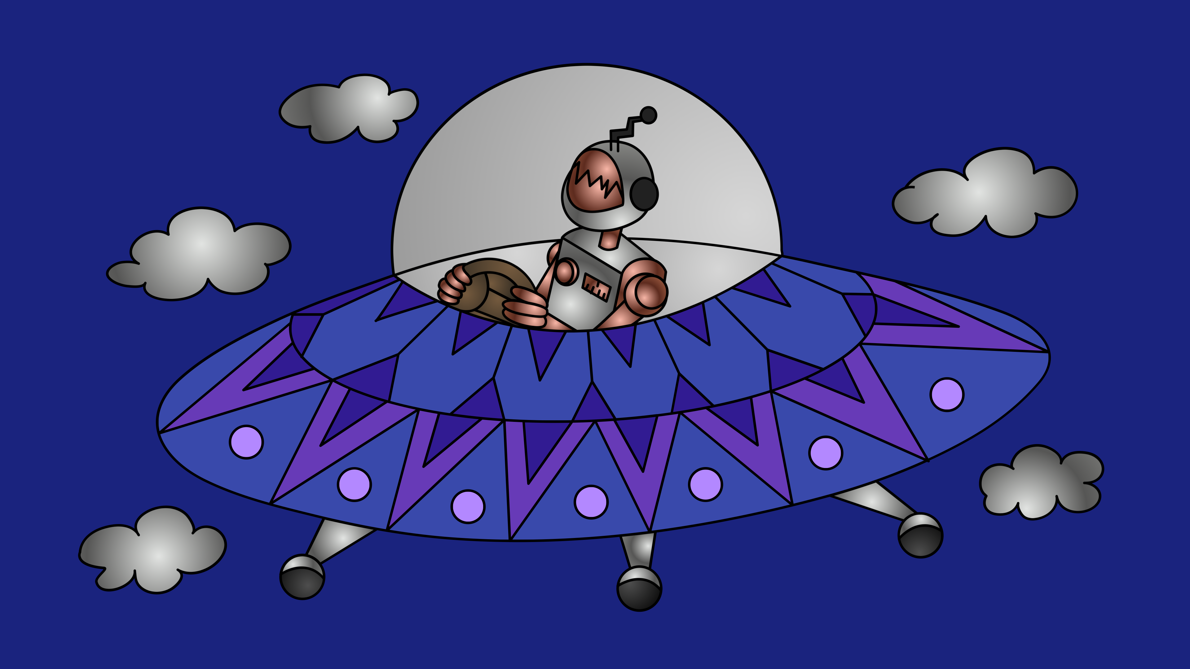 The spaceship to Space NFT on Algorand