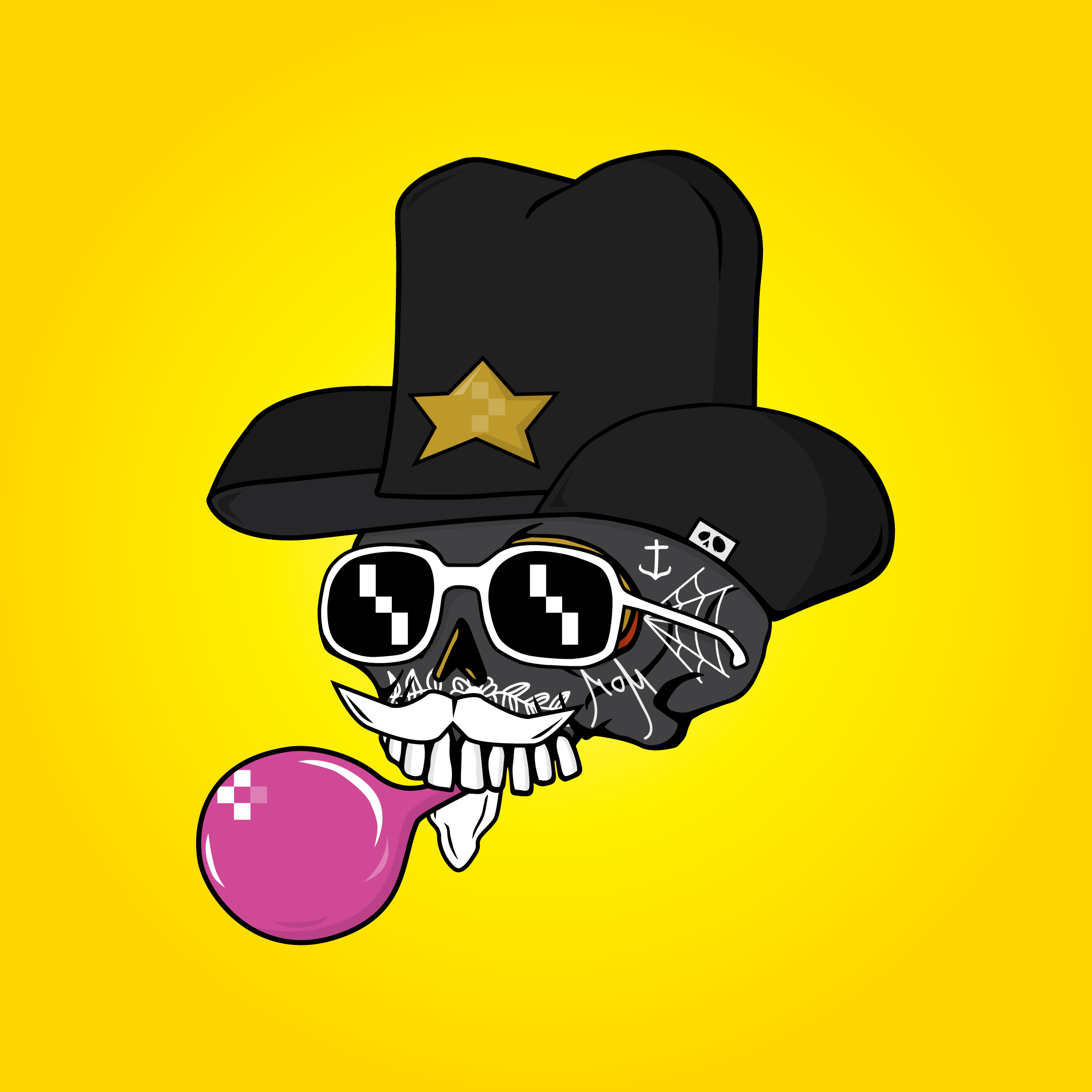 Palatial Skull #021 NFT on Algorand