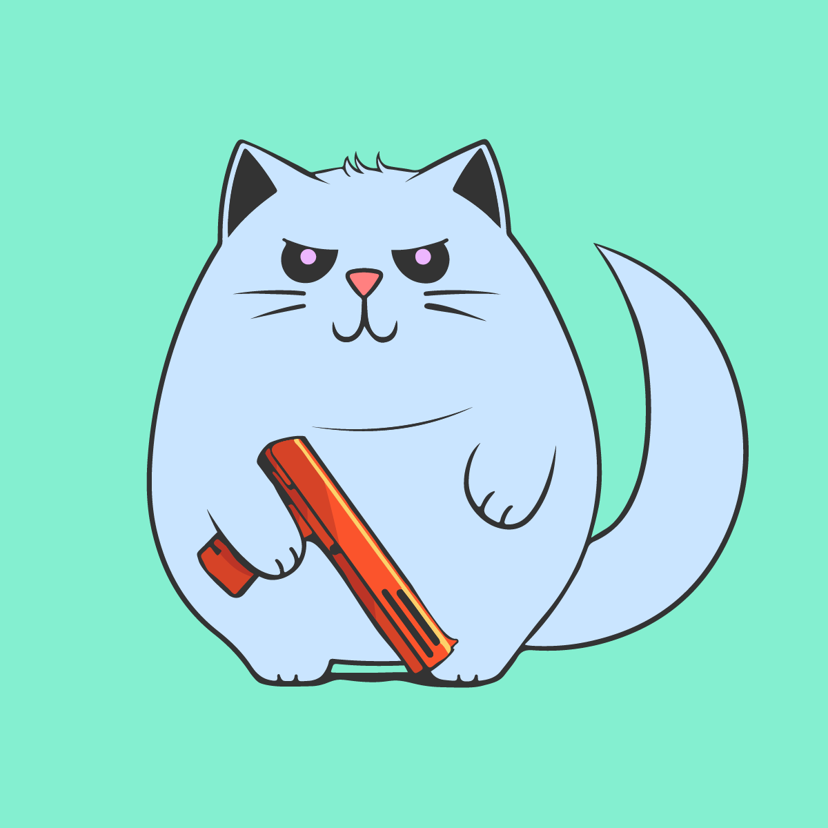 HAPPY HOOMENS CAT #233 NFT on Algorand