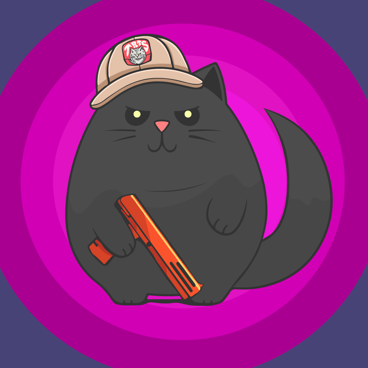 HAPPY HOOMENS CAT #237 NFT on Algorand