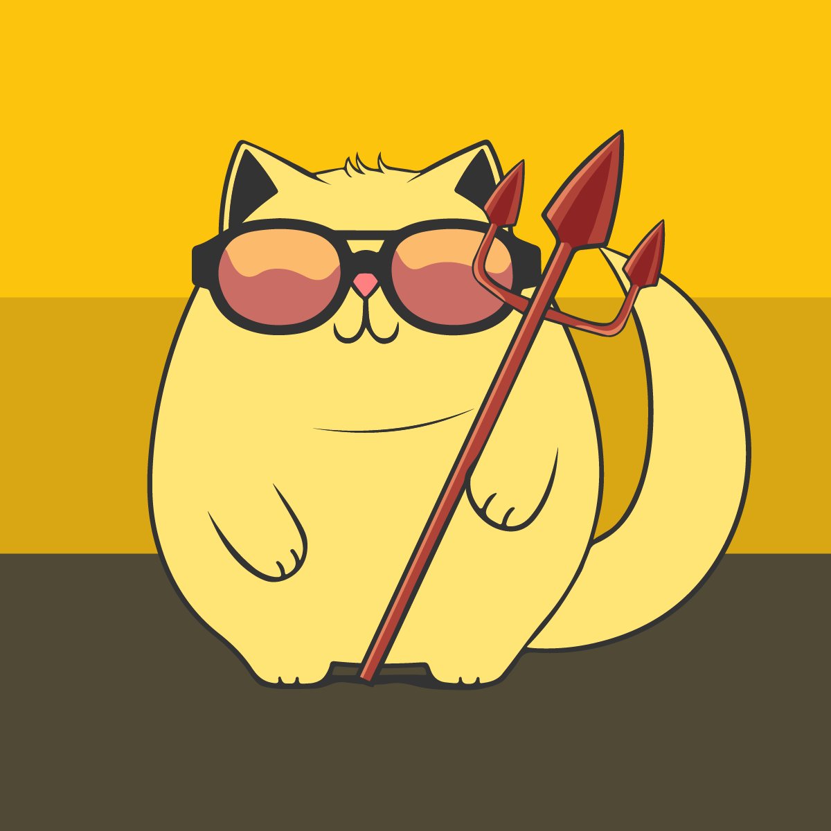 HAPPY HOOMENS CAT #253 NFT on Algorand