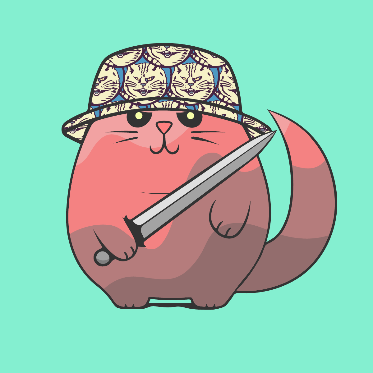 HAPPY HOOMENS CAT #279 NFT on Algorand