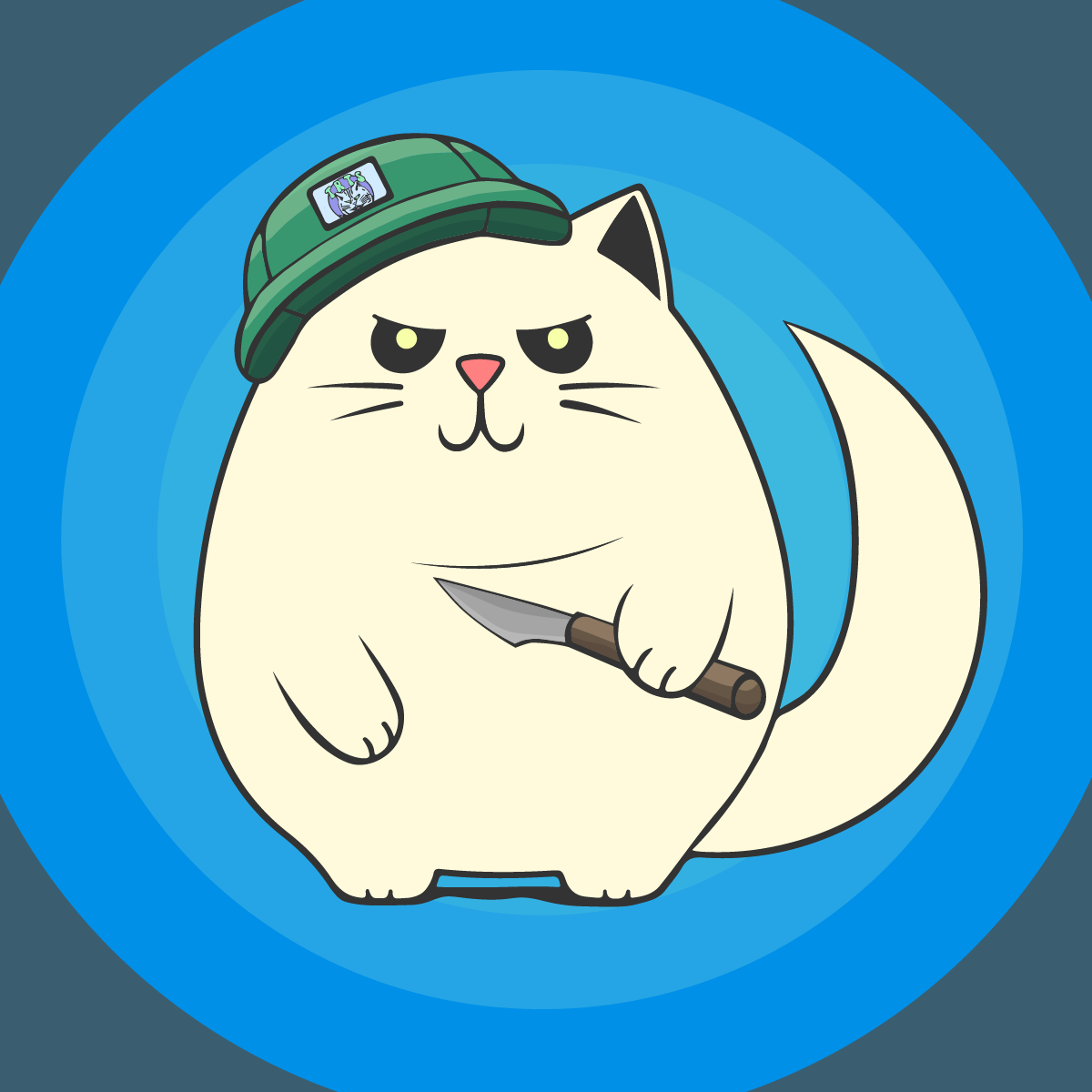 HAPPY HOOMENS CAT #280 NFT on Algorand