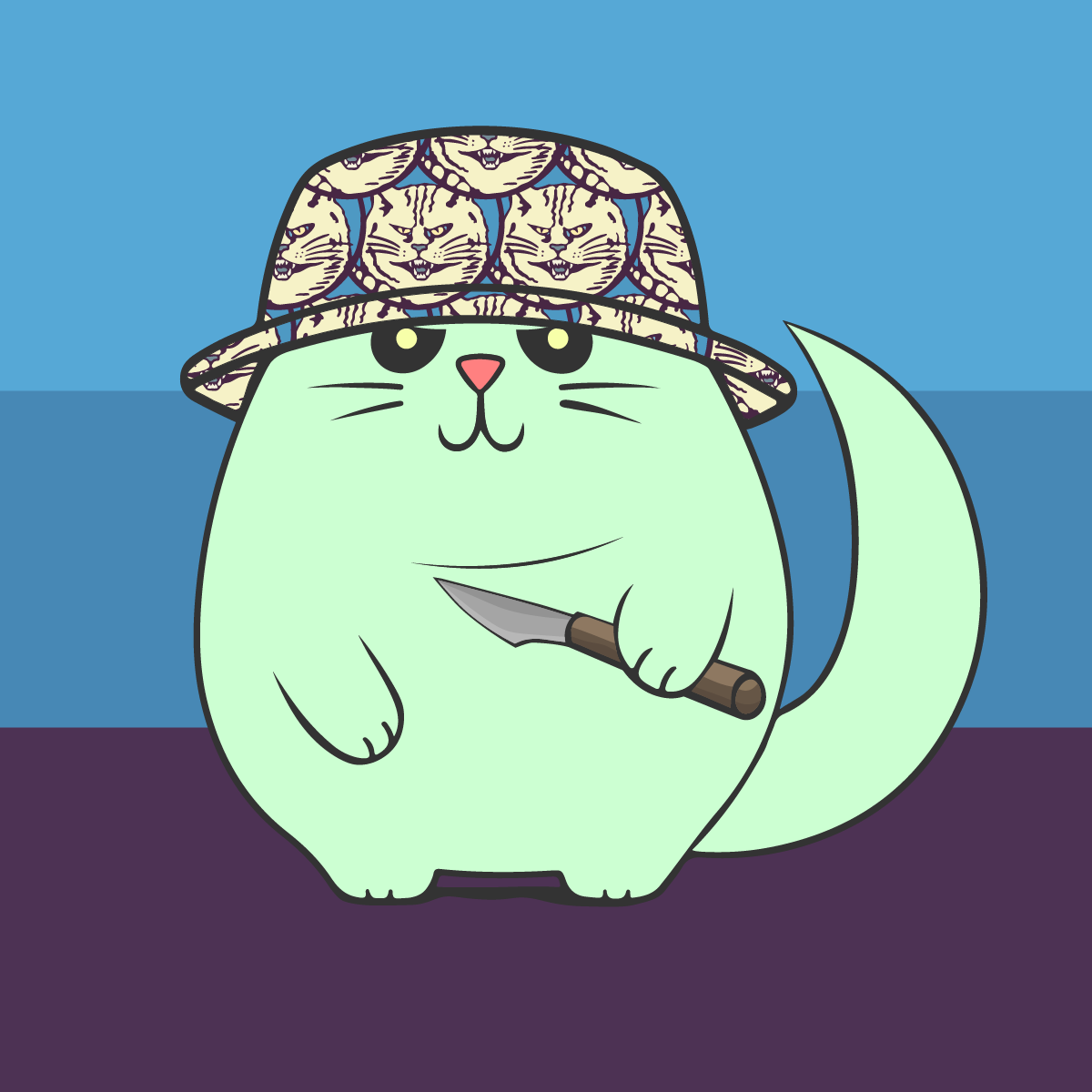 HAPPY HOOMENS CAT #290 NFT on Algorand