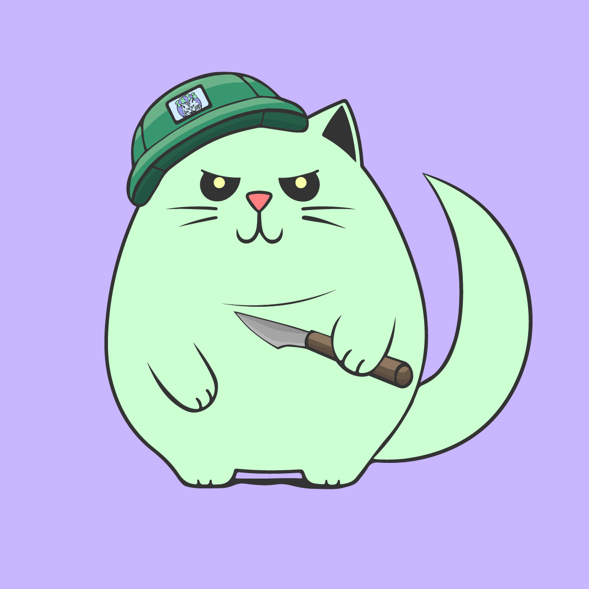 HAPPY HOOMENS CAT #291 NFT on Algorand