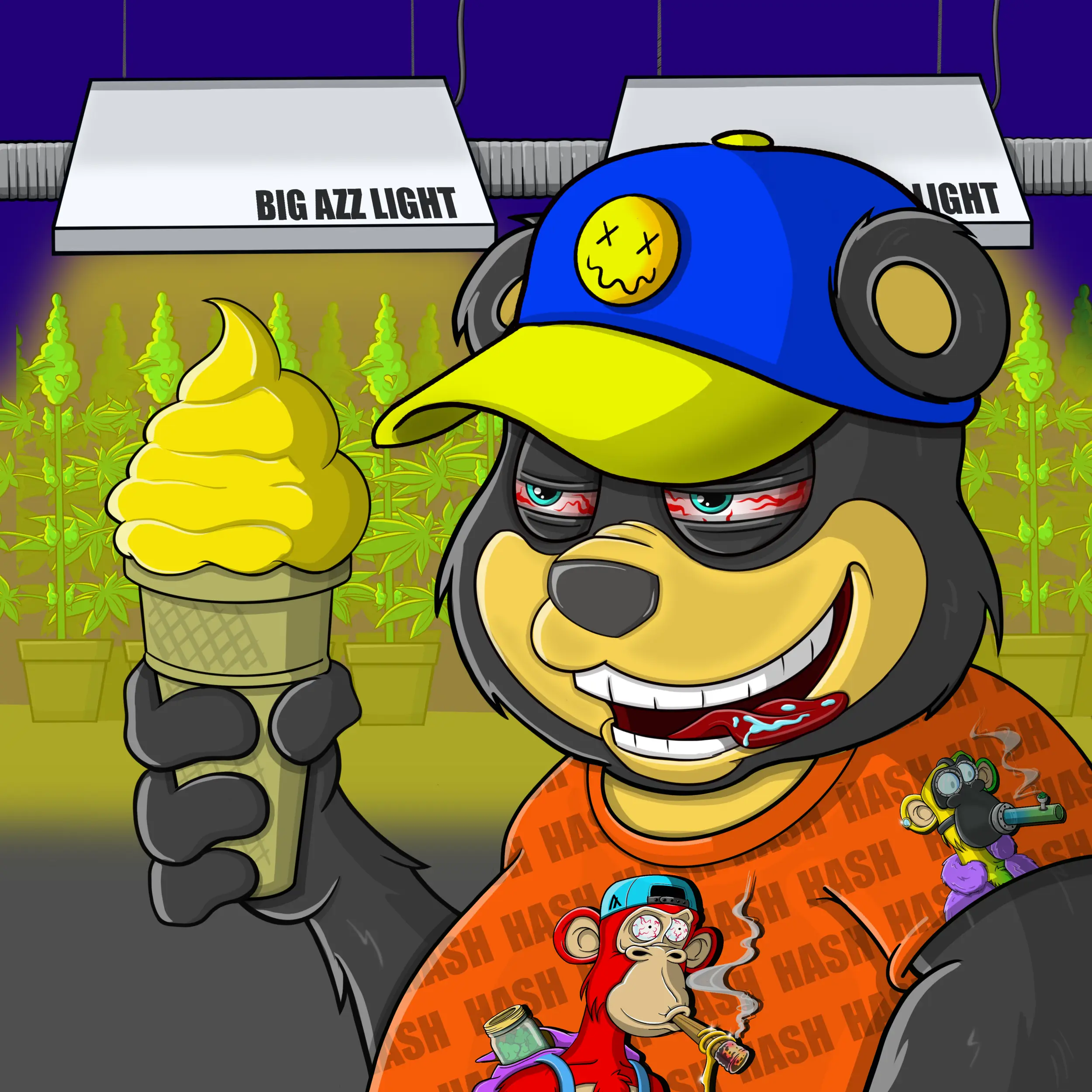 Burnin Bears #278 NFT on Algorand