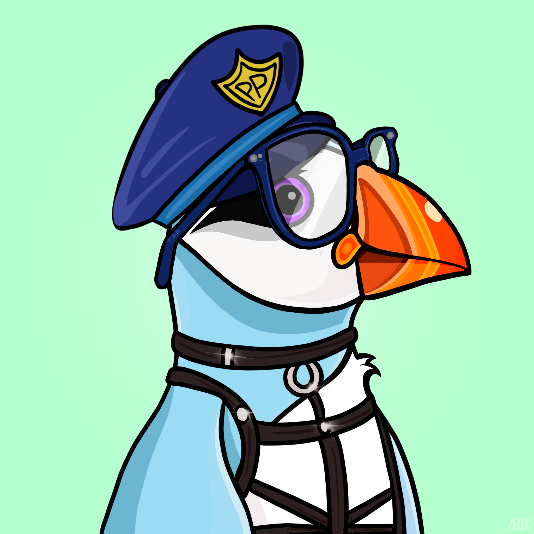 Poppin Puffins #9539 NFT on Algorand