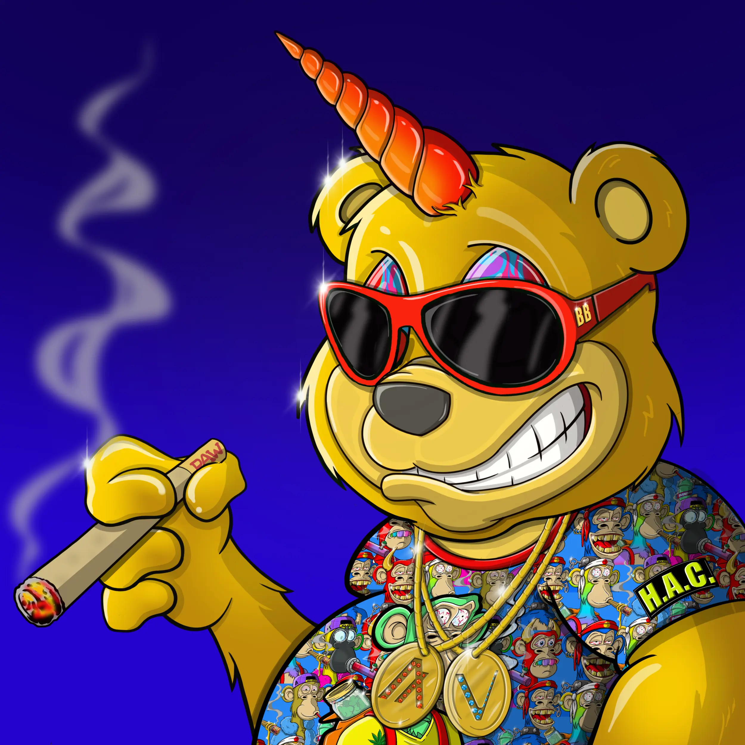 Burnin Bears #783 NFT on Algorand