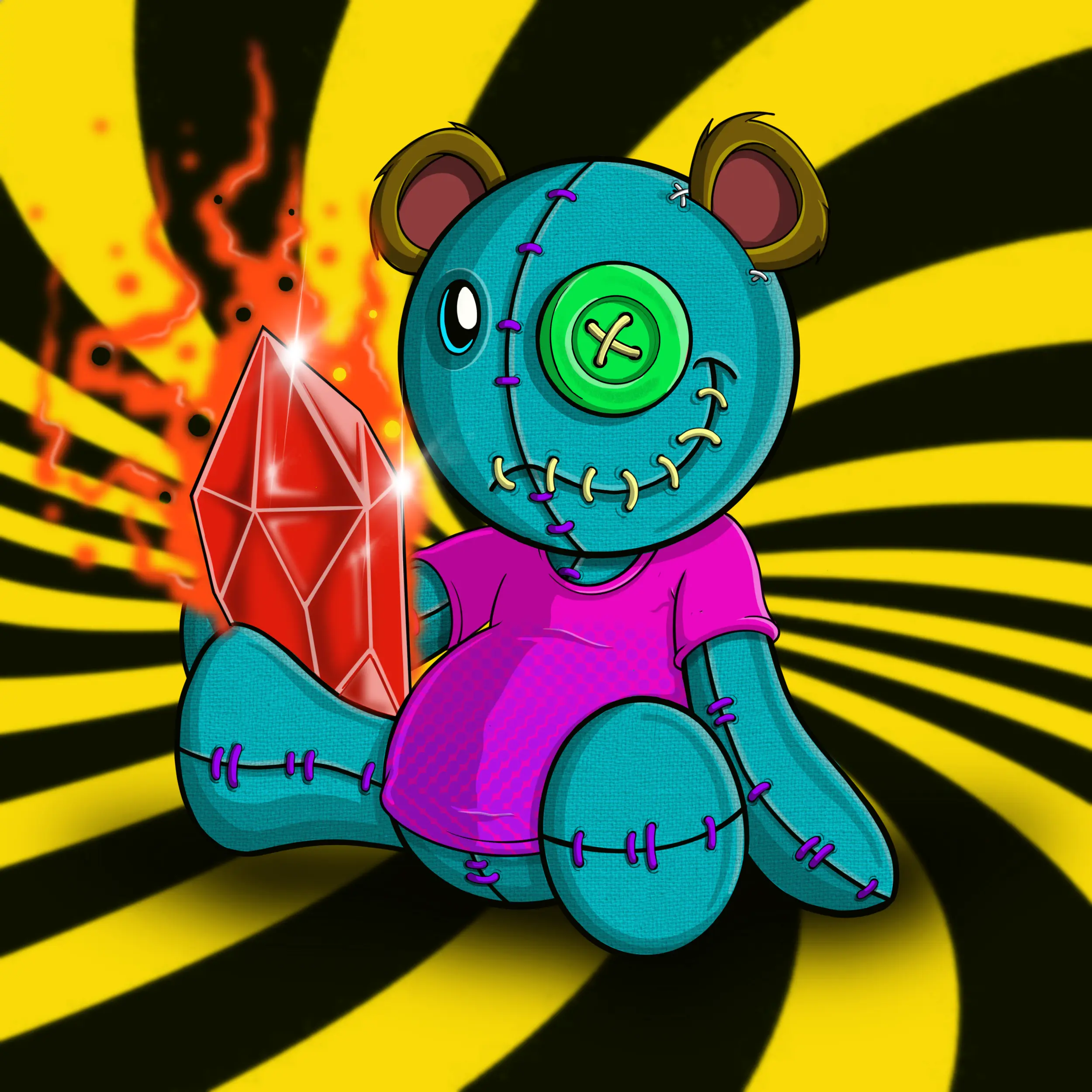 Trippy Stitch #688 NFT on Algorand